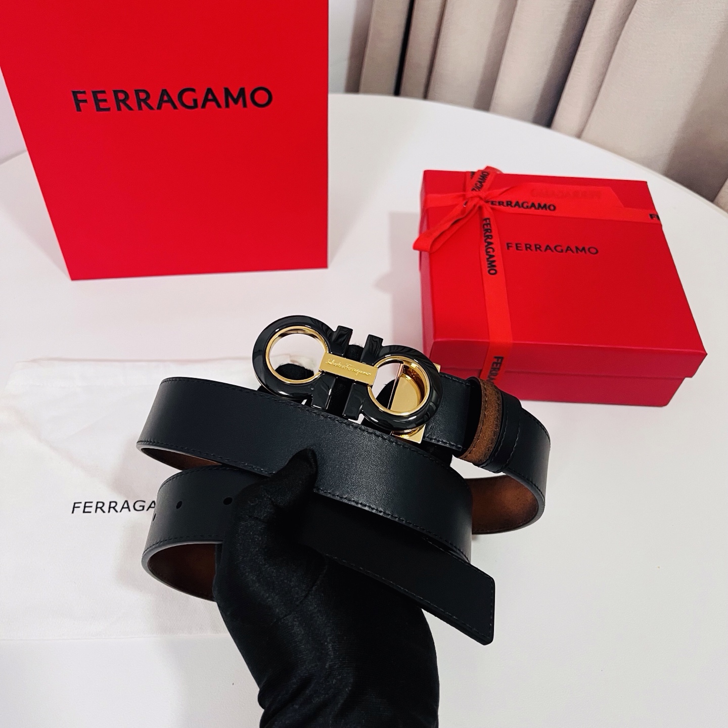 Ferragamo belt-80