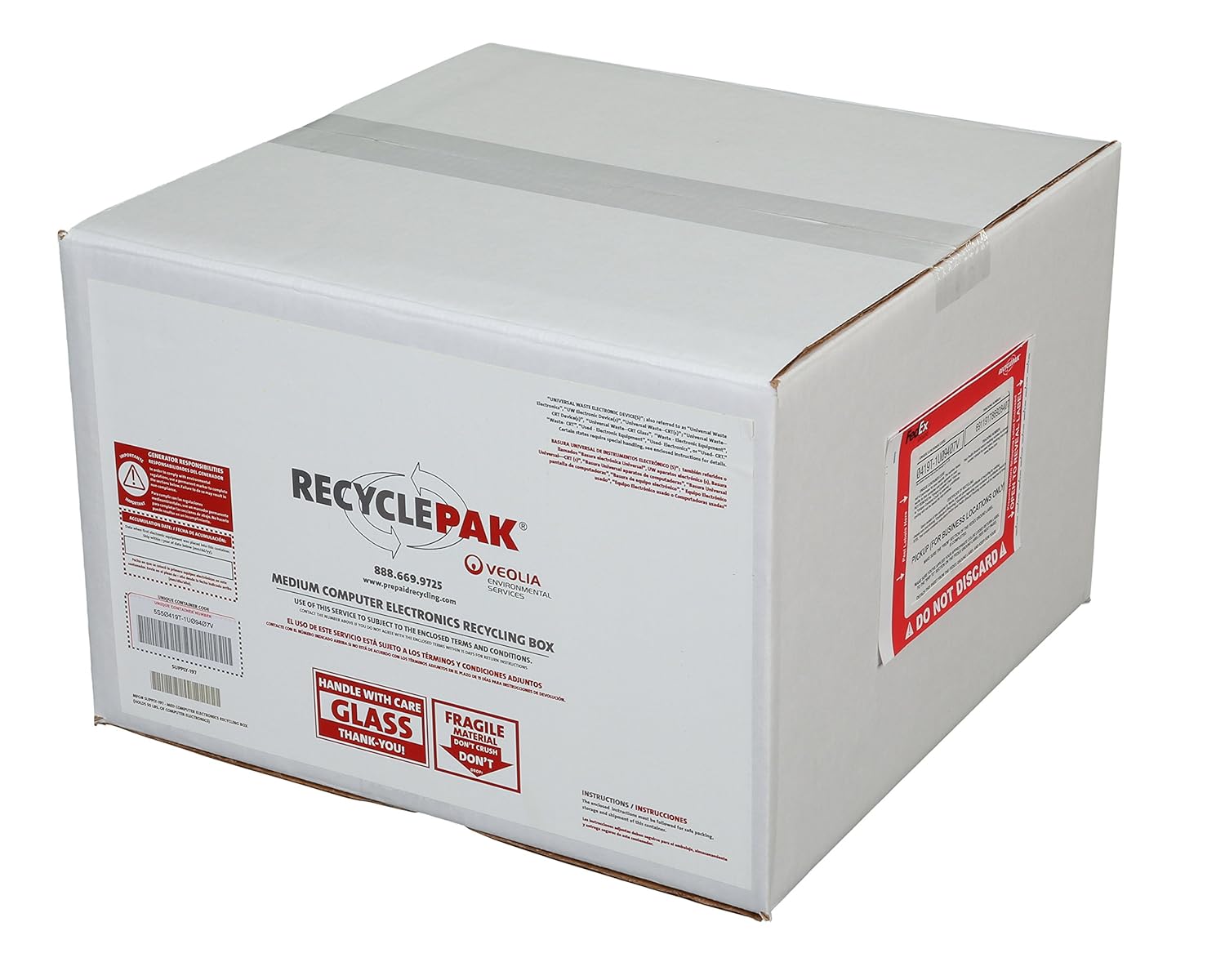 Veolia SUPPLY-197 Medium Electronics Recycling Box