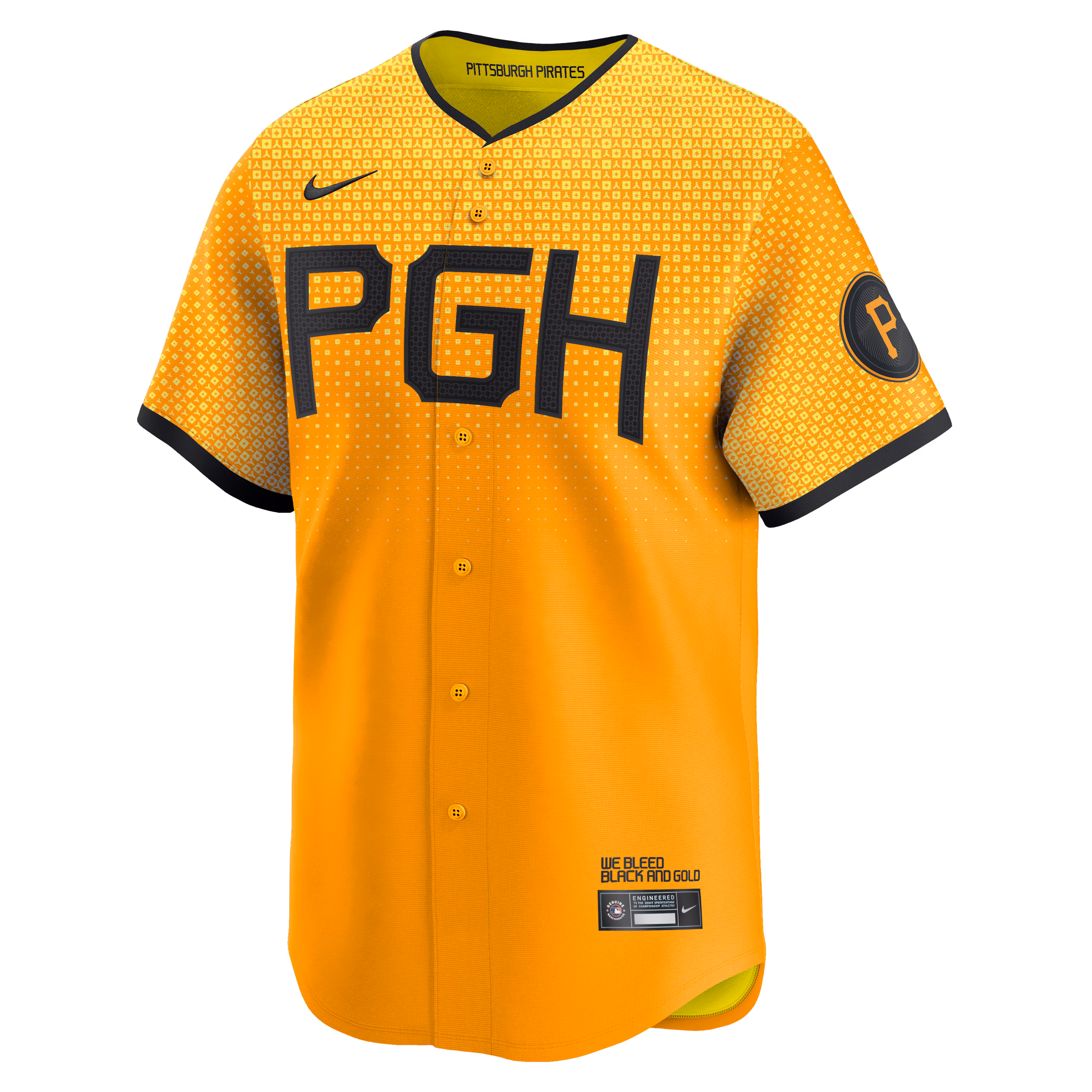 Oneil Cruz Pittsburgh Pirates Nike City Connect Limited Jersey - Gold