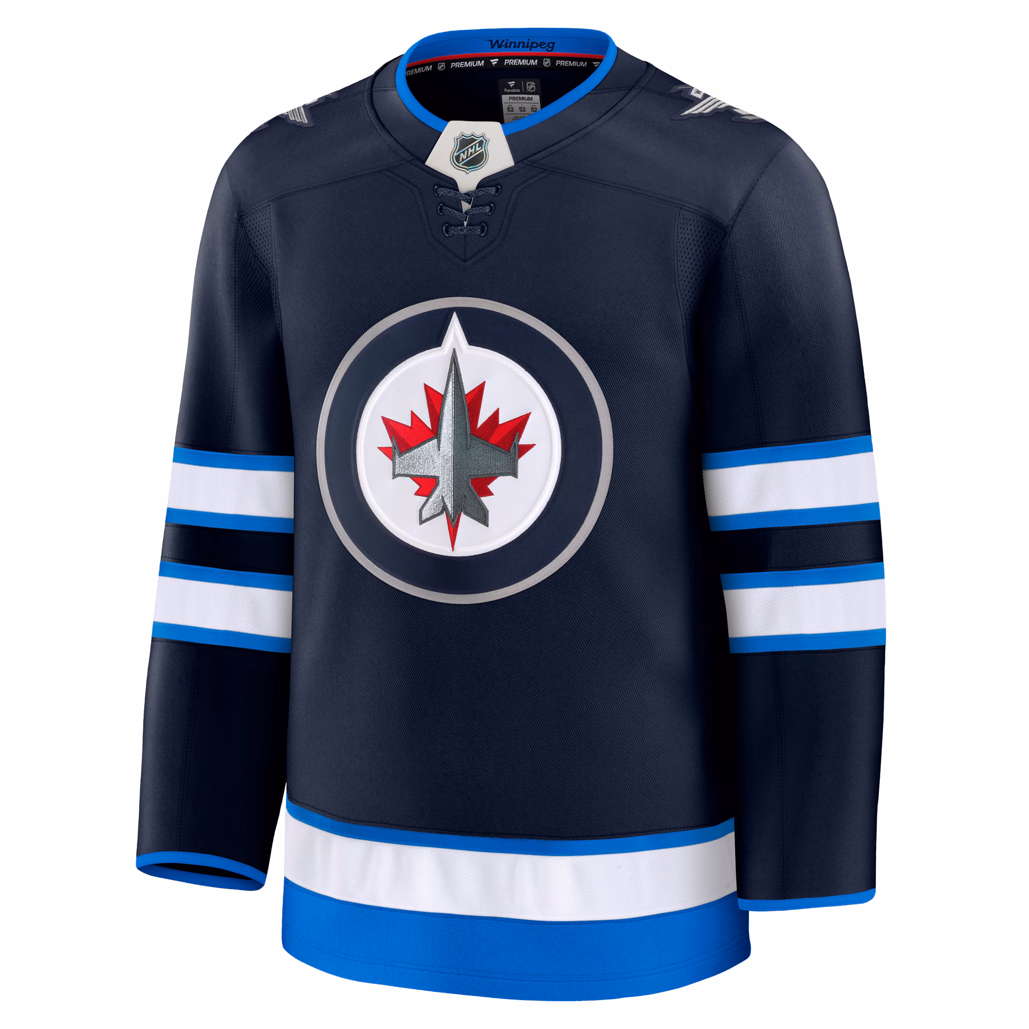 Winnipeg Jets Fanatics Home Premium Jersey - Navy