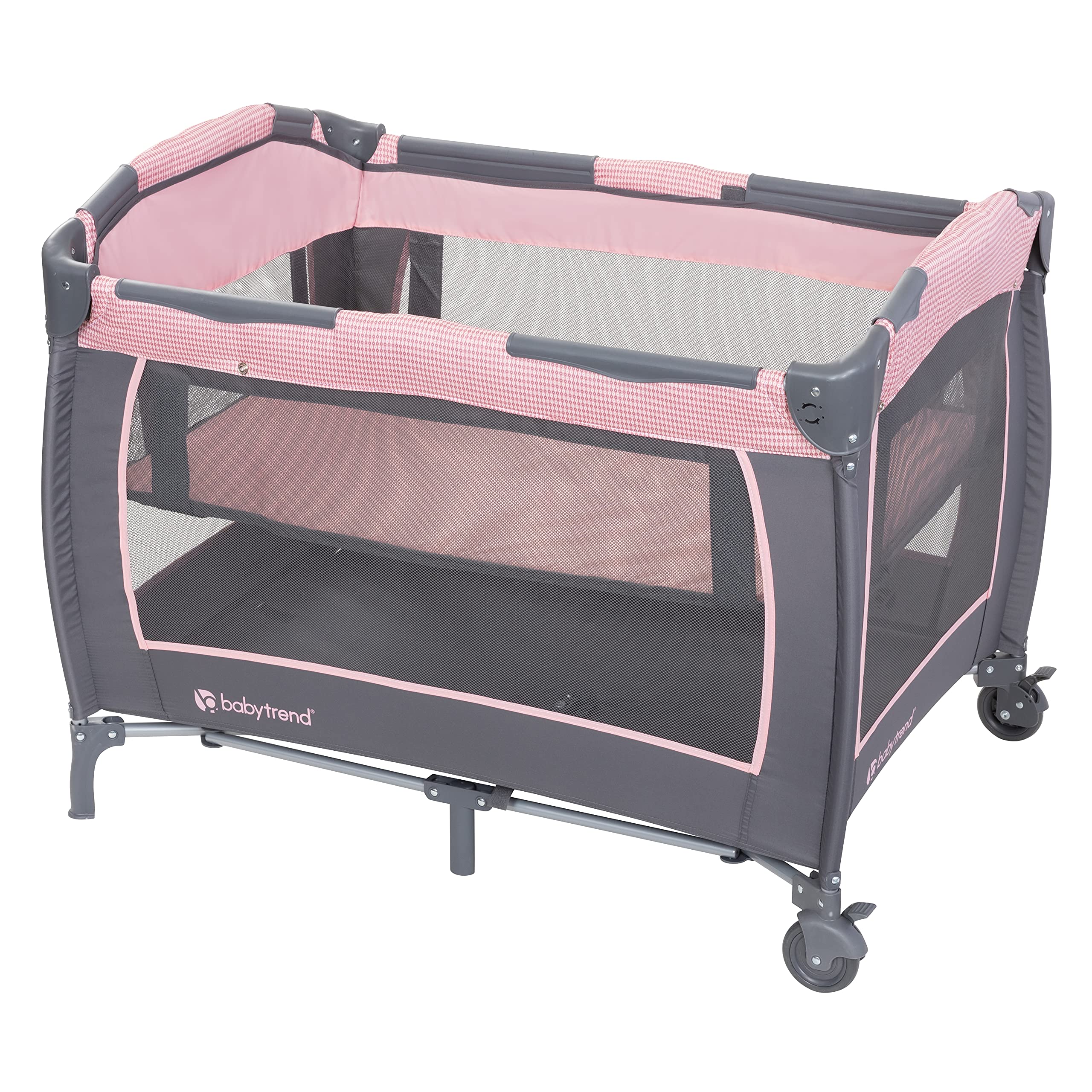 BABY TREND Lil' Snooze Deluxe III - Cozy Pink Sleep Solution