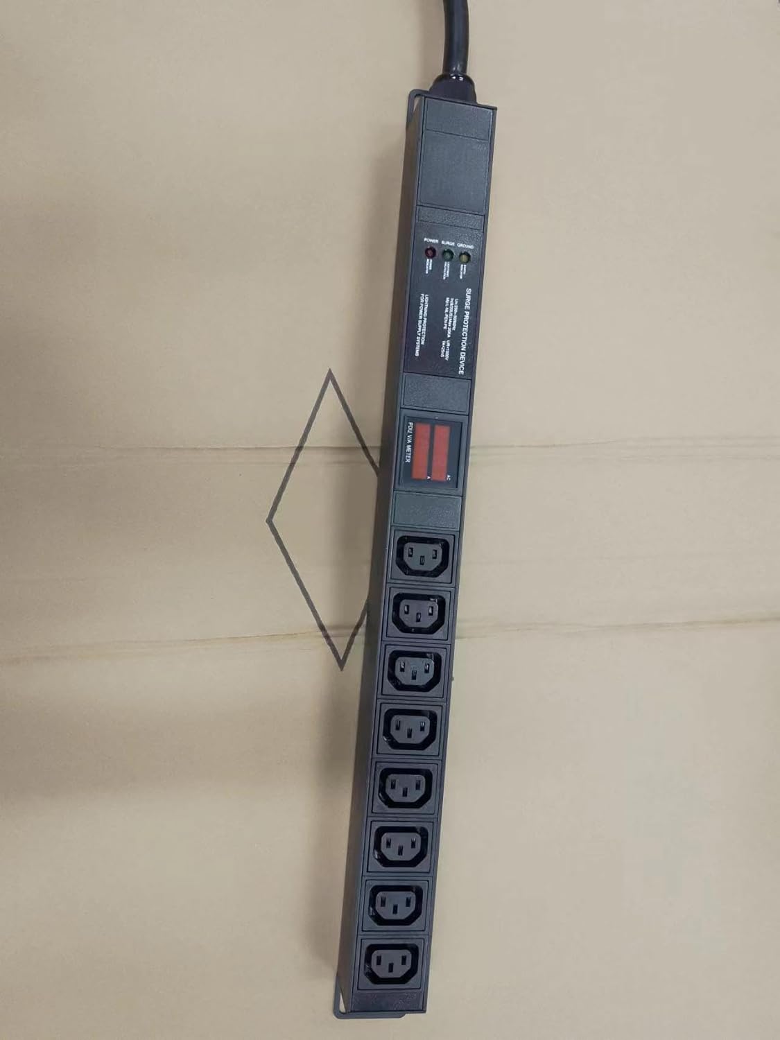 L6-30P Metered-Surge Protection PDU, 240V, L6-30P, 30A, 7200watts, (8) C13 Outlets, Crypto Mining Data Centre PDU