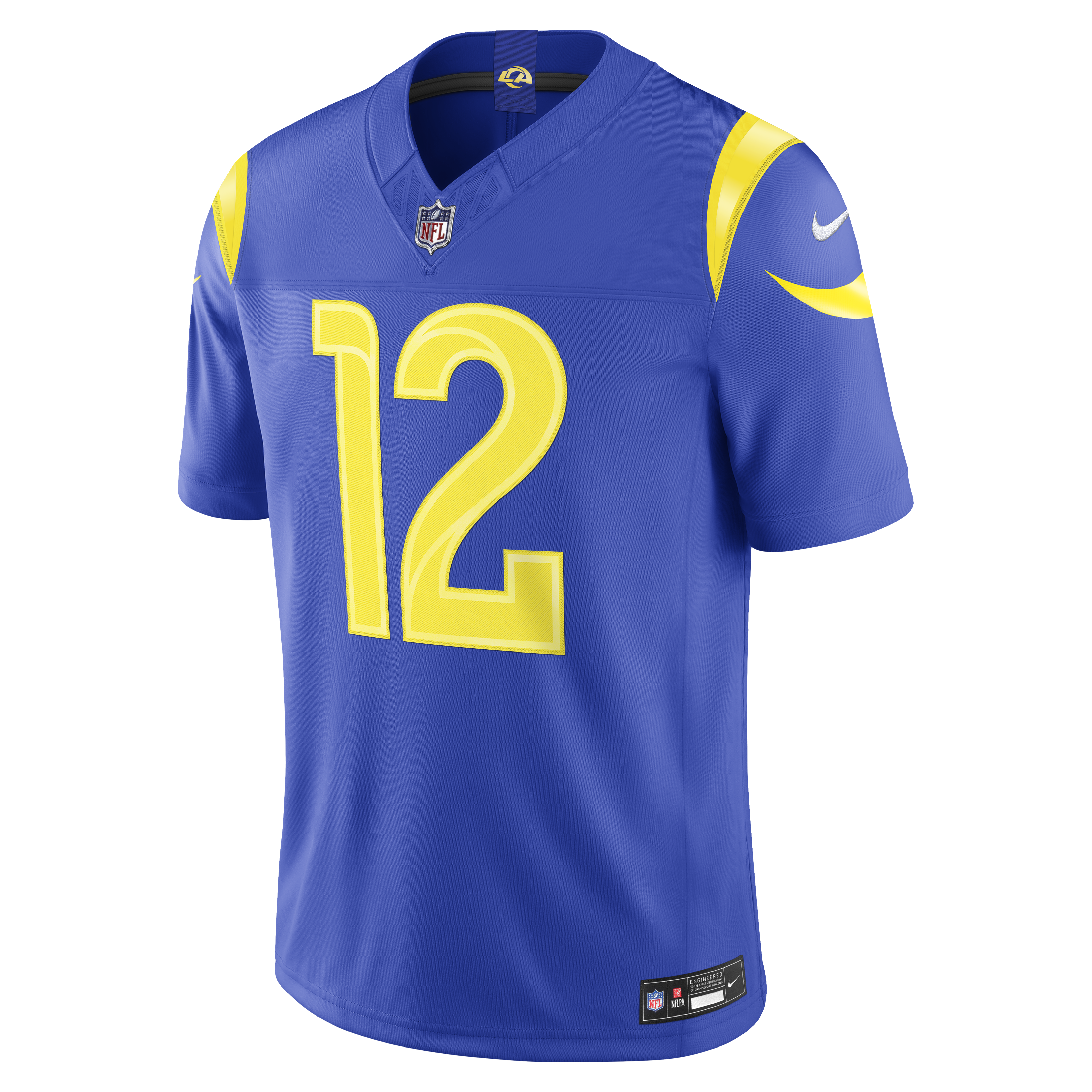 Puka Nacua Los Angeles Rams Nike Vapor F.U.S.E. Stitched Limited Jersey - Royal