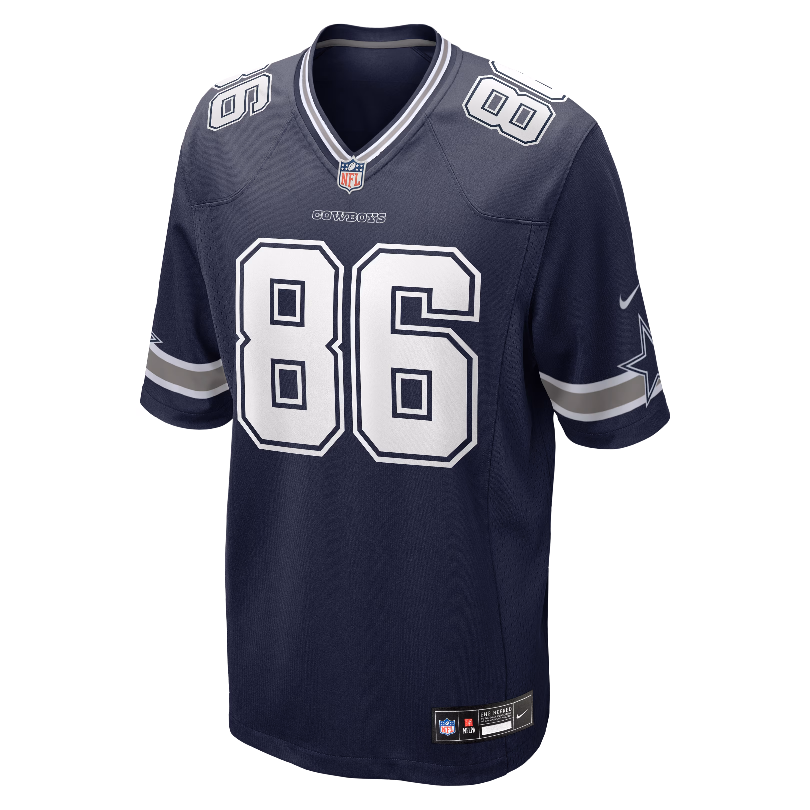 Luke Schoonmaker Dallas Cowboys Nike Team Game Jersey -  Navy