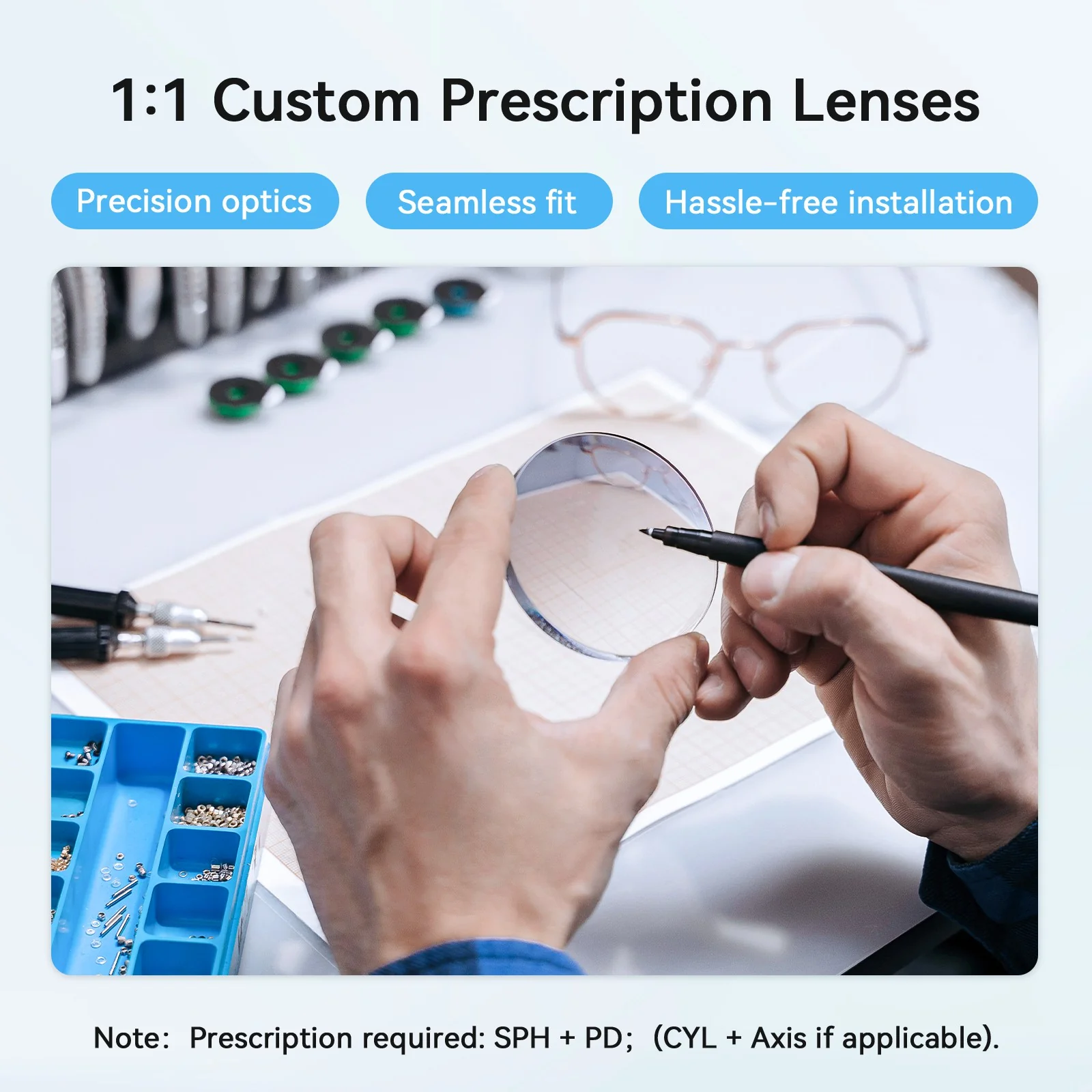 Ray-Ban Meta Prescription Lens Inserts  For Gen 1 & Gen 2
