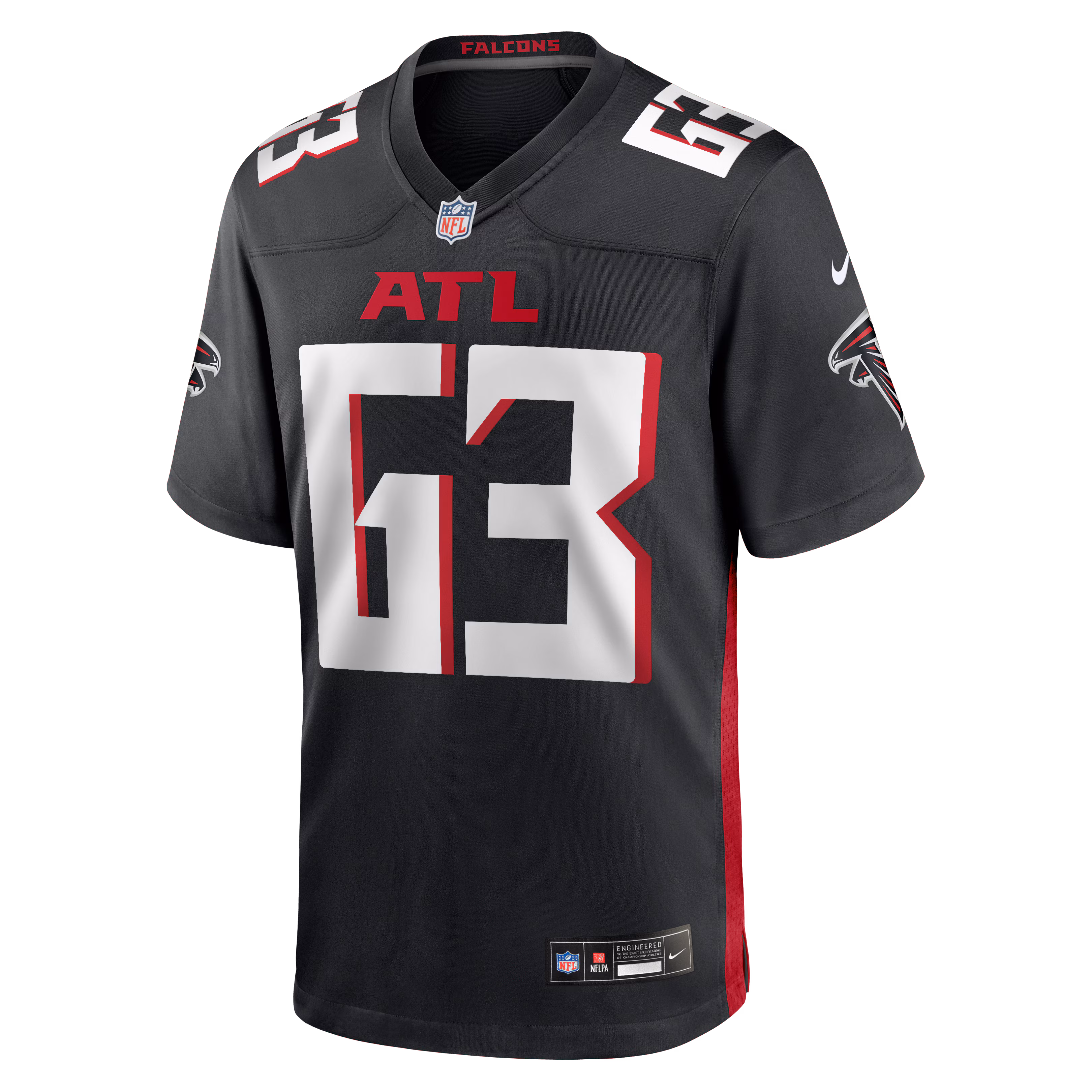 Chris Lindstrom Atlanta Falcons Nike Game Jersey - Black