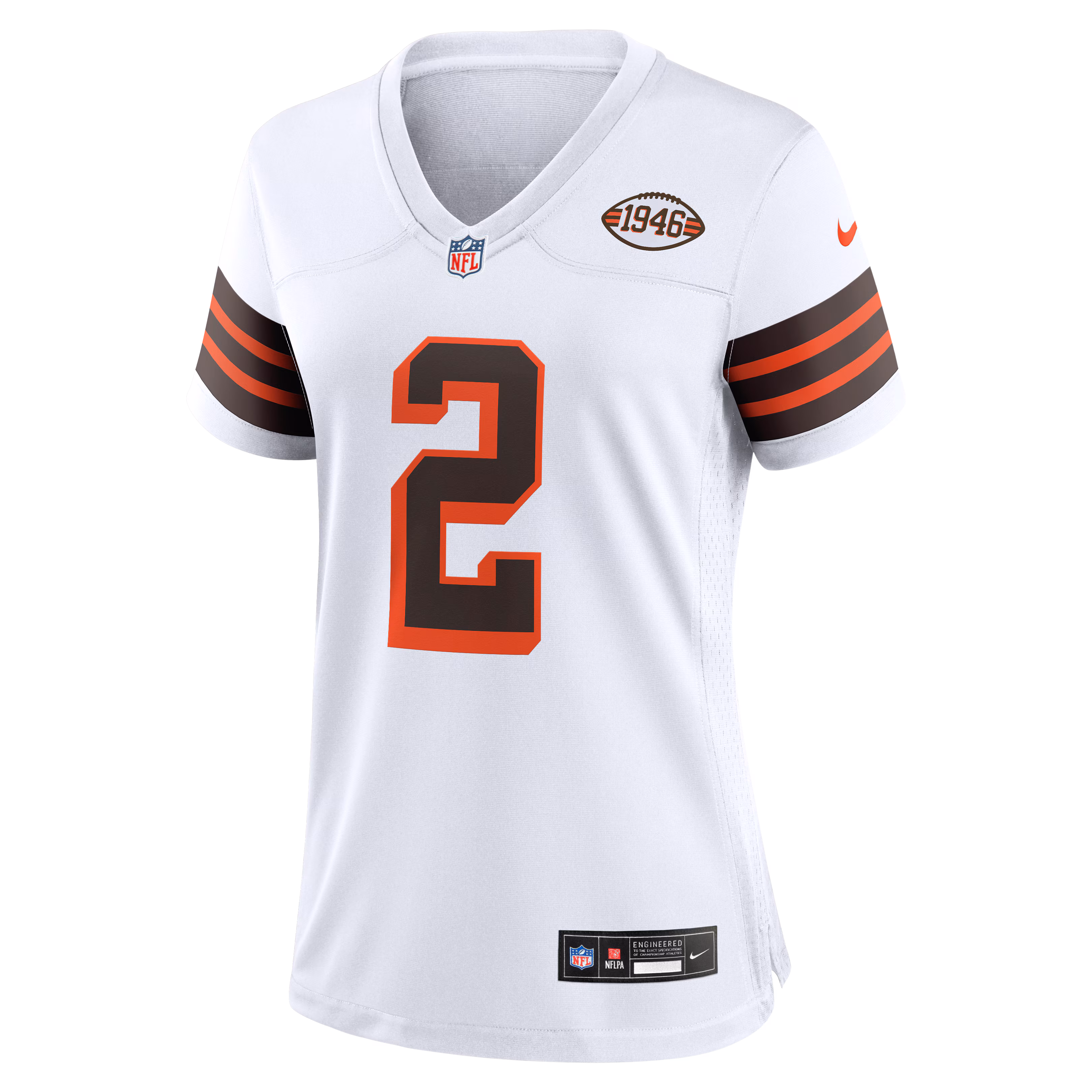 Shedeur Sanders Cleveland Browns Nike Women's Alternate Game Jersey -  White