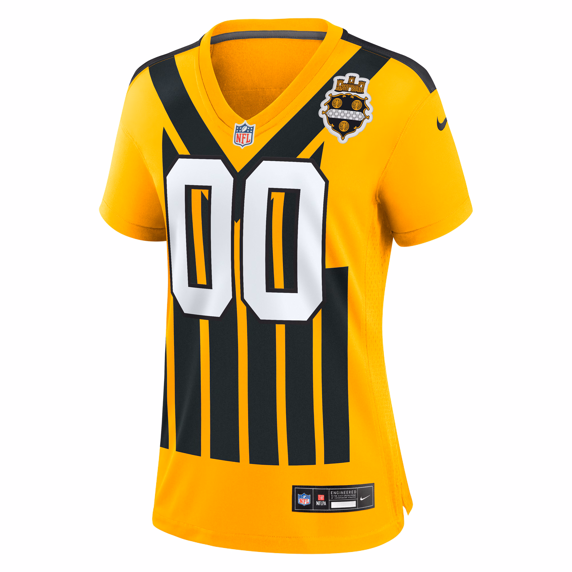 Pittsburgh Steelers Nike Women's Alternate 1933 Throwback Game Custom Jersey - Gold