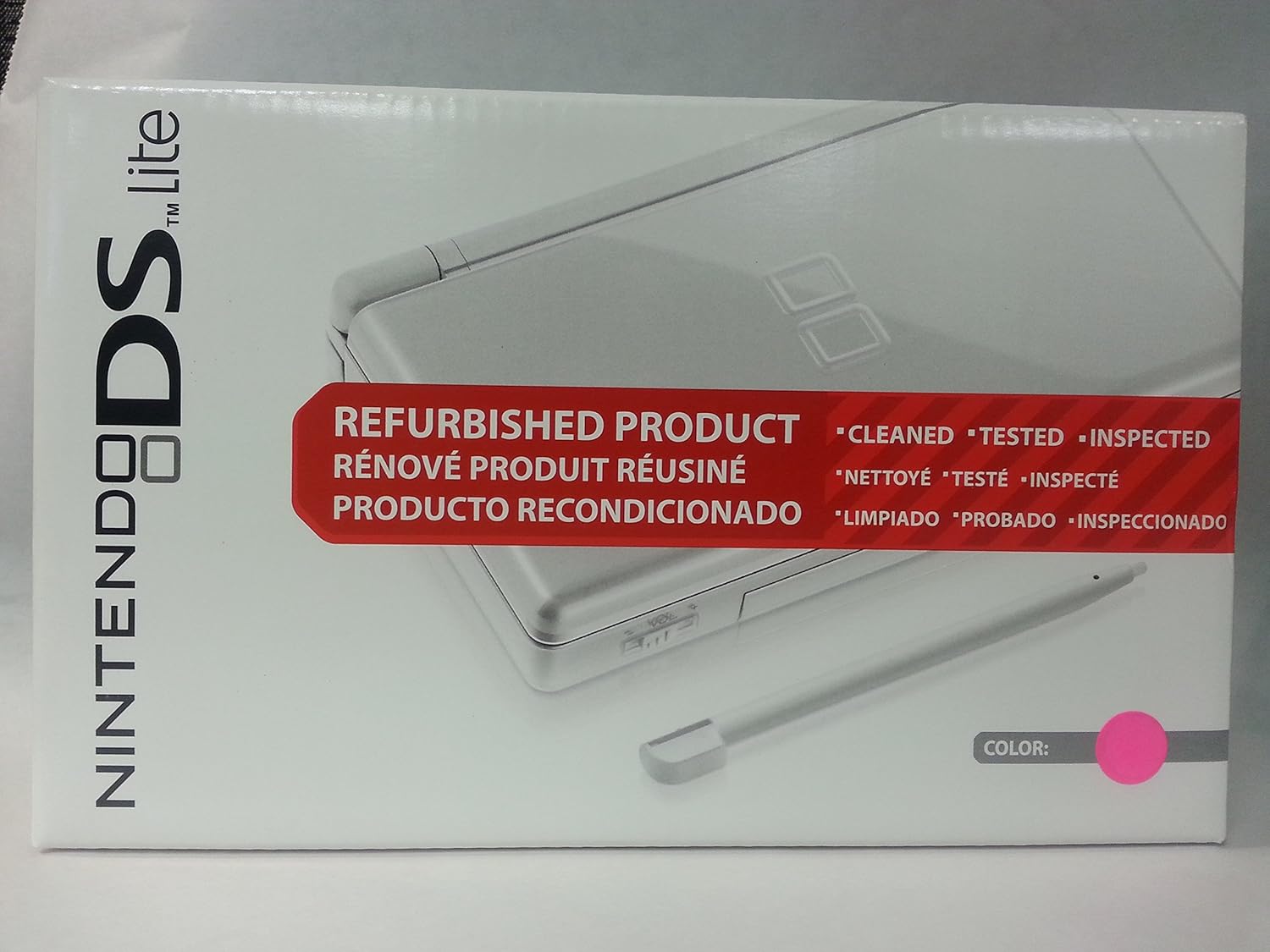 Nintendo DS Lite Coral Pink Factory Recertified