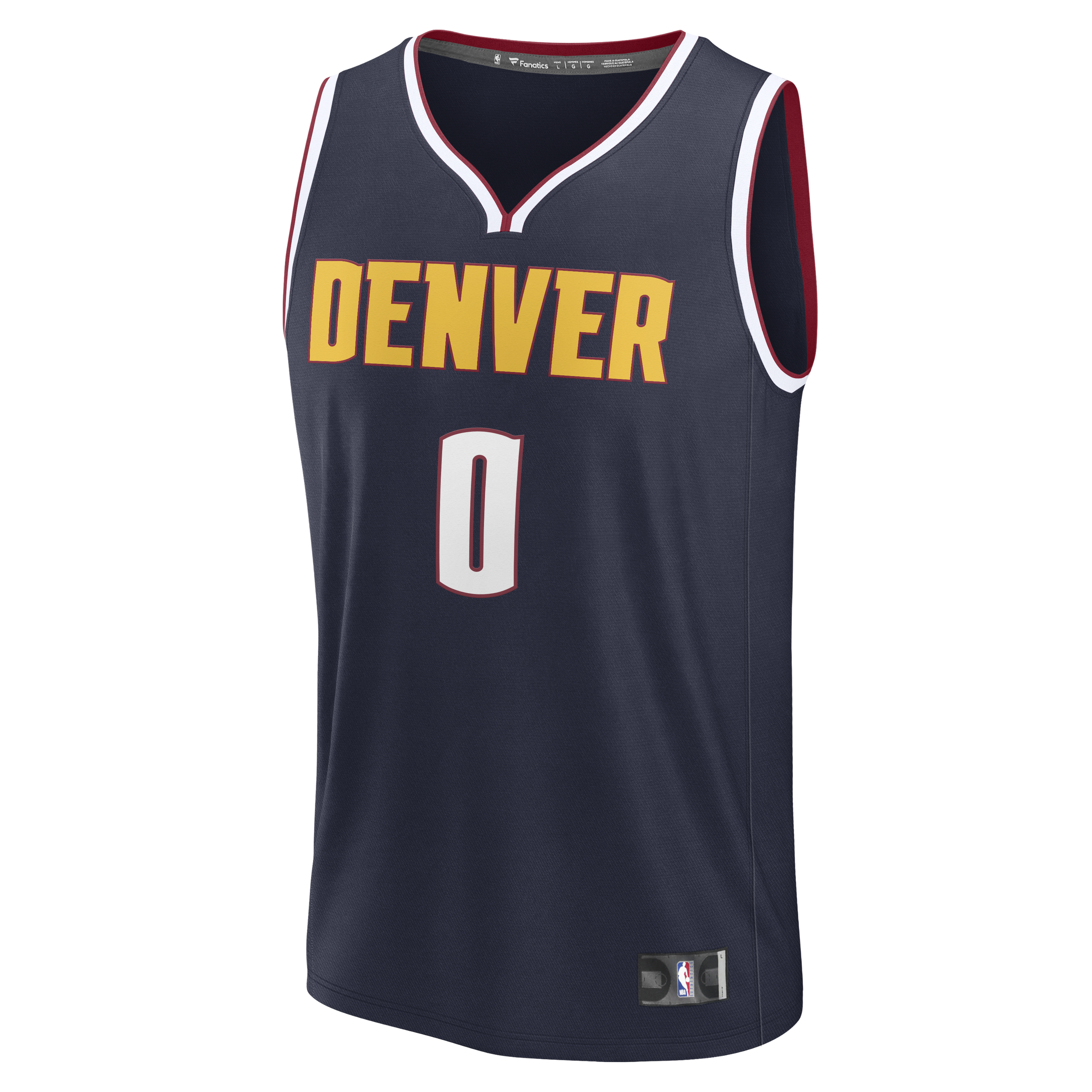 Christian Braun Denver Nuggets Fanatics Fast Break Replica Jersey - Icon Edition - Navy