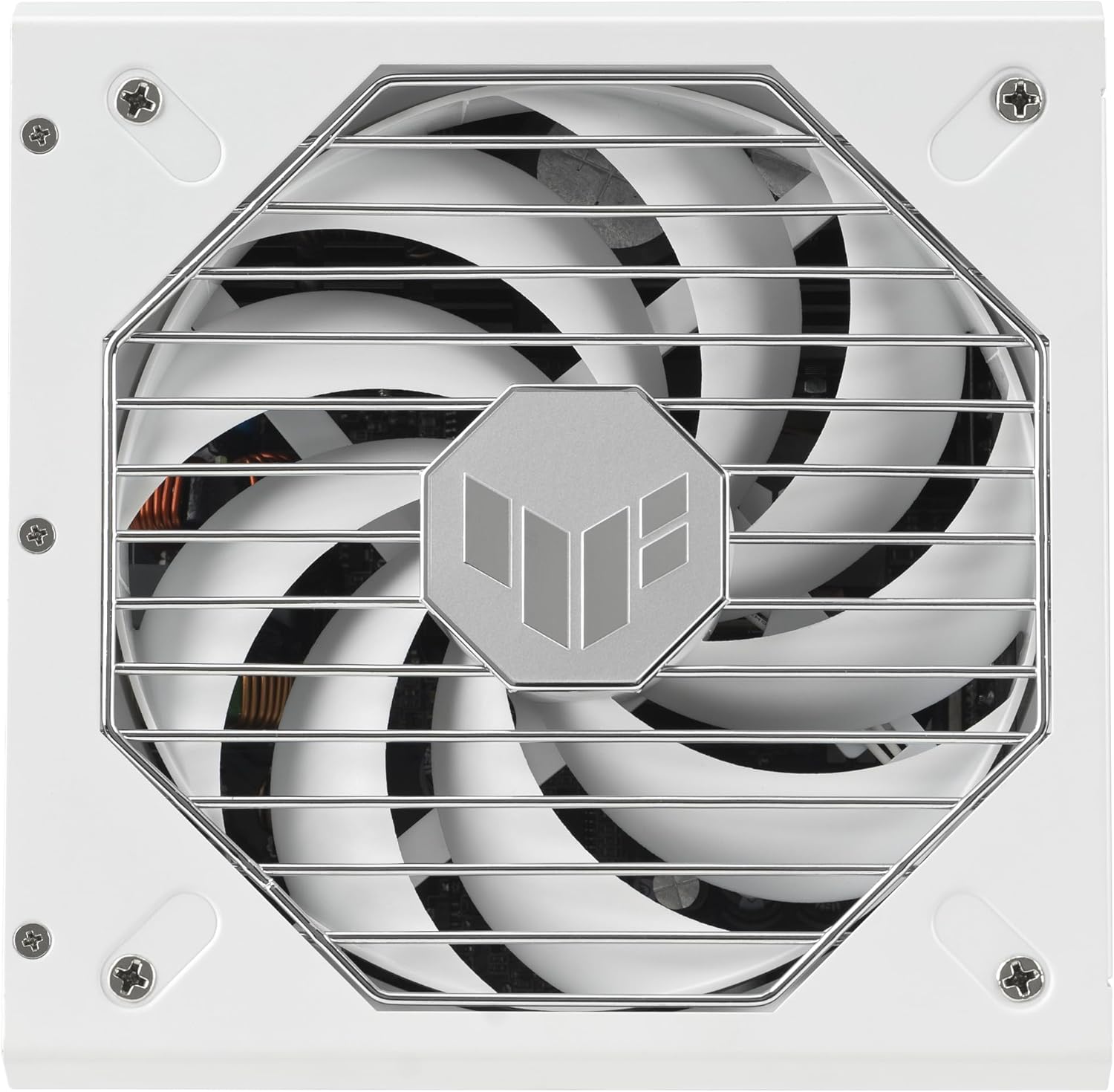ASUS TUF Gaming 1000W Gold White Edition (1000 Watt, Fully Modular Power Supply, 80+ Gold Certified, Military-Grade Components, Dual Ball Bearing, Axial-tech Fan, PCB Coating, 10 Year Warranty)