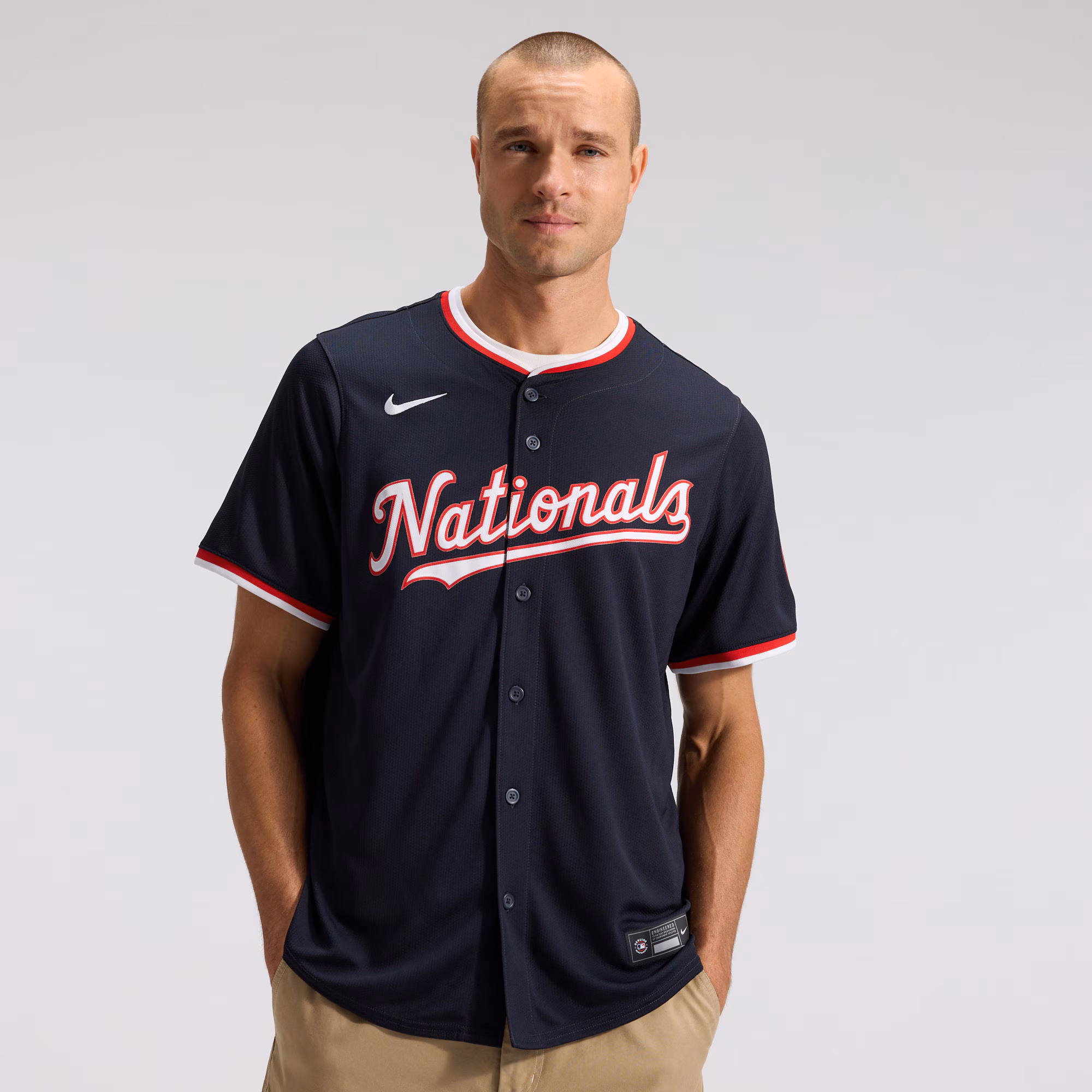 James Wood Washington Nationals Nike Alternate Limited Player Jersey - Navy