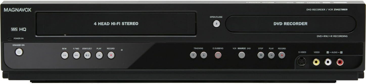 Magnavox VHS to DVD Recorder VCR Combo w/ Remote, HDMI (Renewed)