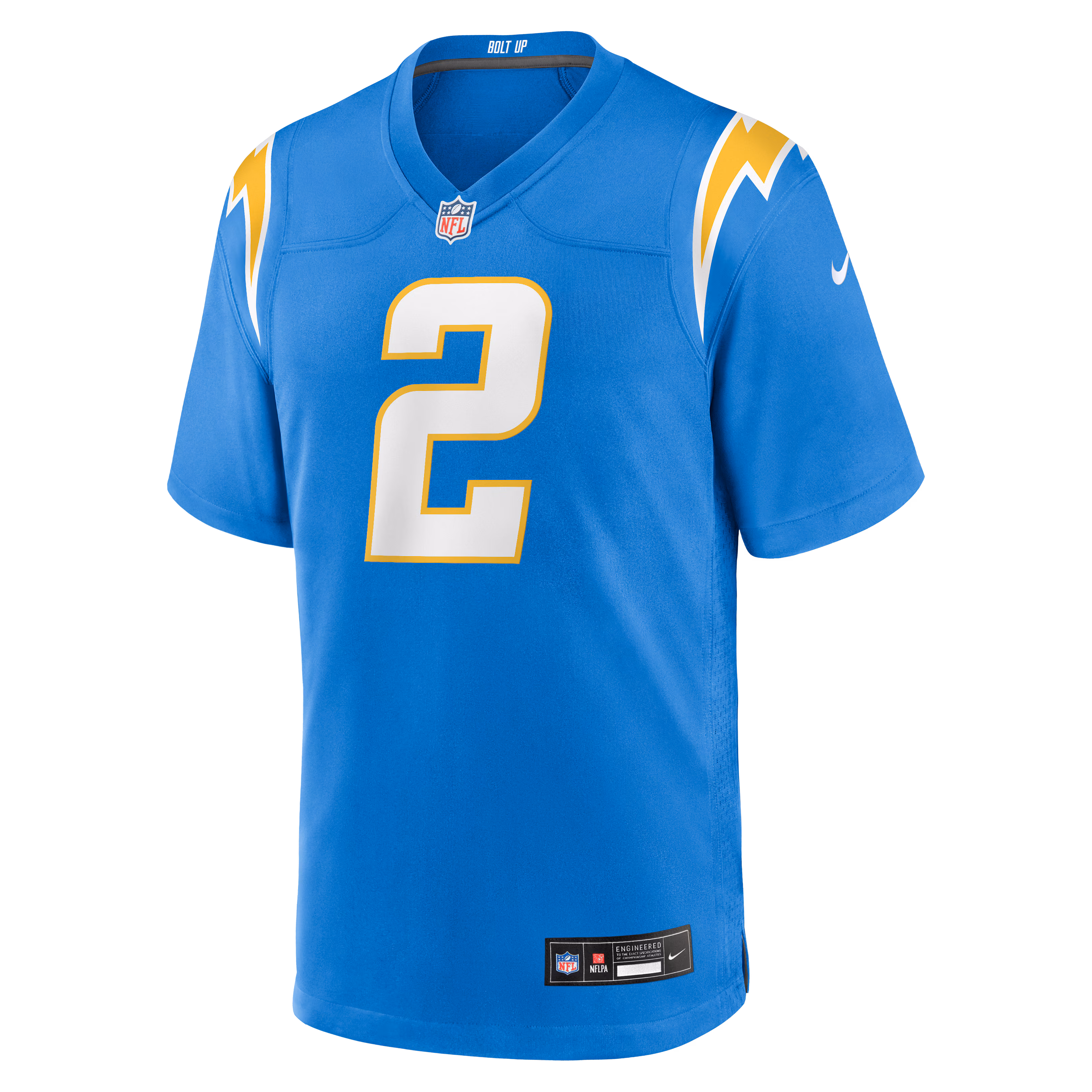 Elijah Molden Los Angeles Chargers Nike Team Game Jersey -  Powder Blue