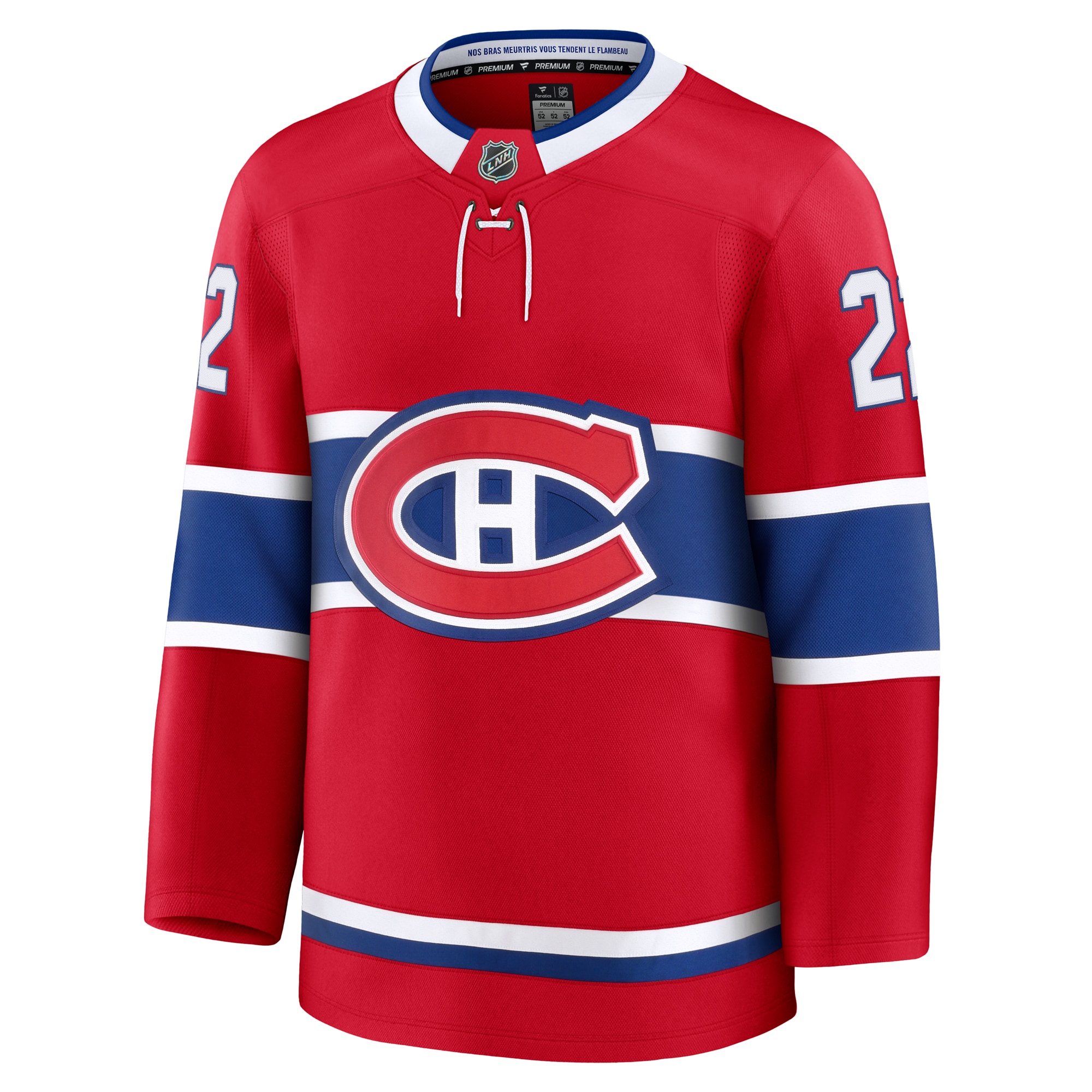 Cole Caufield Montreal Canadiens Fanatics Home Premium Jersey - Red
