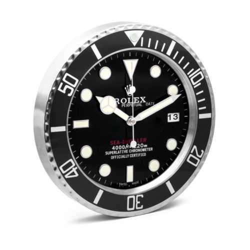 deepsea seriesblack wall clock