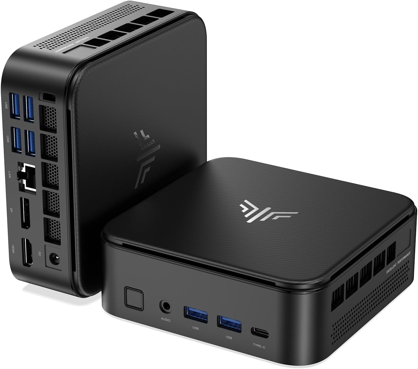 KAMRUI E3B Mini PC with AMD Ryzen 5 7430U (Beat 5500U, up to 4.3GHz), 16GB DDR4 512GB M.2 SSD Mini Computer, Mini Gaming PC with USB Type-C Supports Triple 4K Display, WiFi 6, BT 5.2