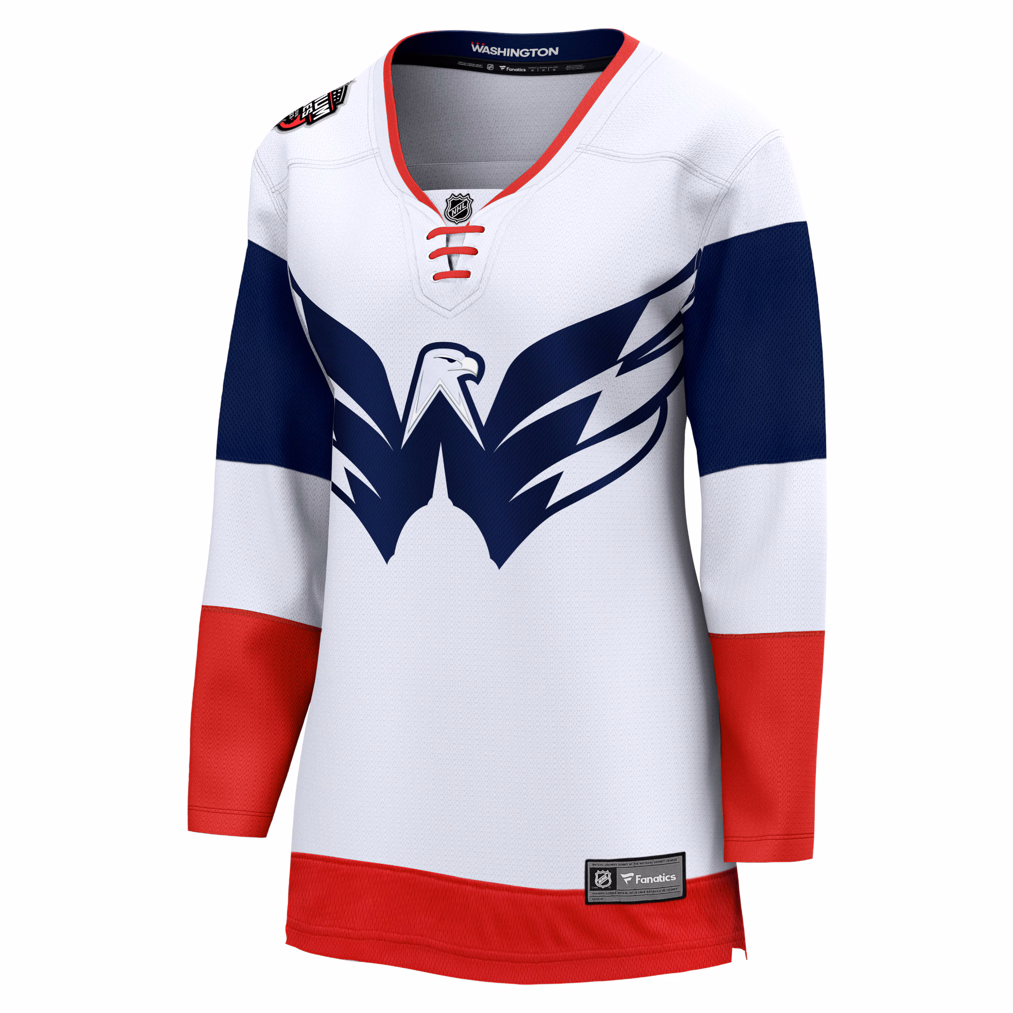 Washington Capitals Fanatics Women's 2023 NHL Stadium Series Breakaway Blank Jersey - White
