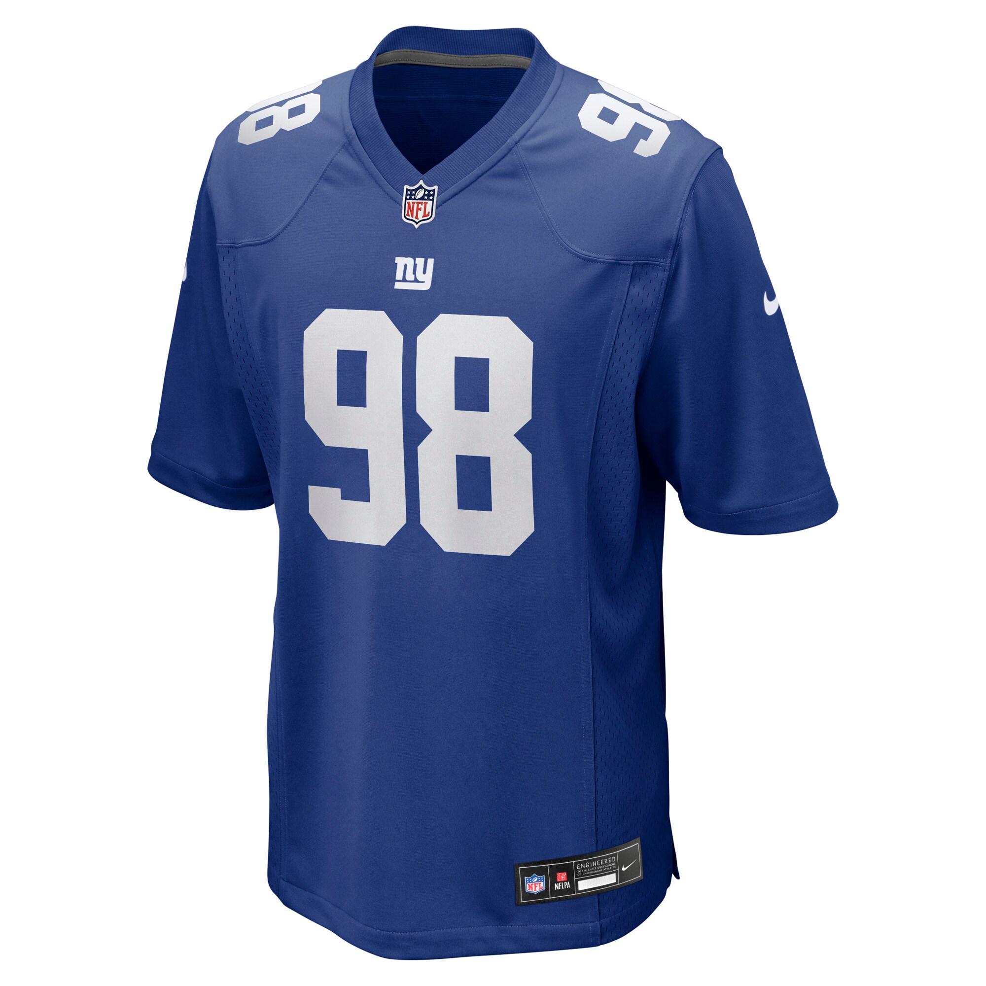 D.J. Reader New York Giants Nike Game Jersey - Royal