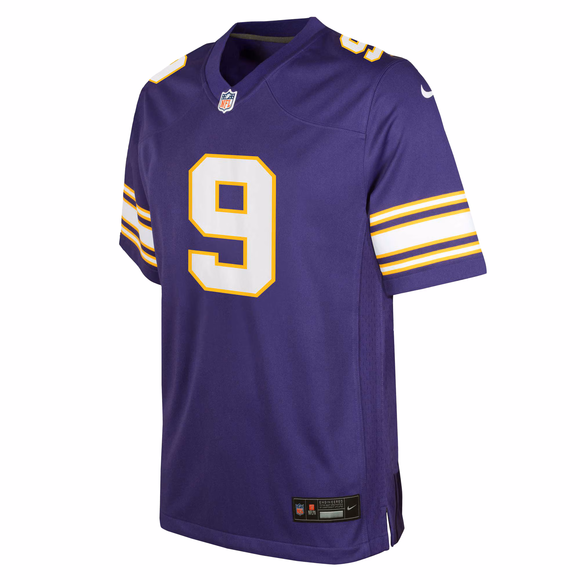 J.J. McCarthy Minnesota Vikings Nike Youth Game Jersey - Purple