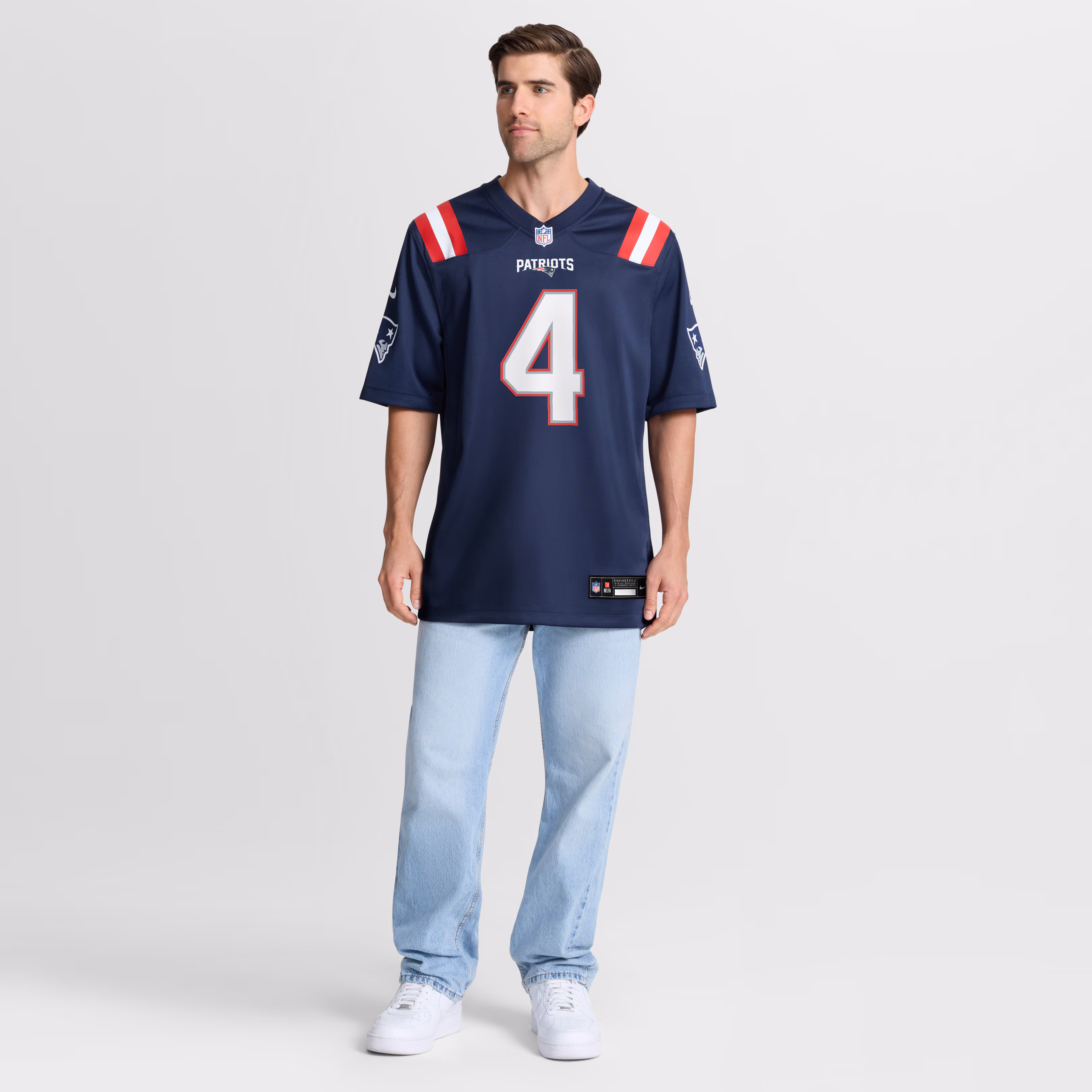 Adam Vinatieri New England Patriots Nike Team Retired Game Jersey - Navy