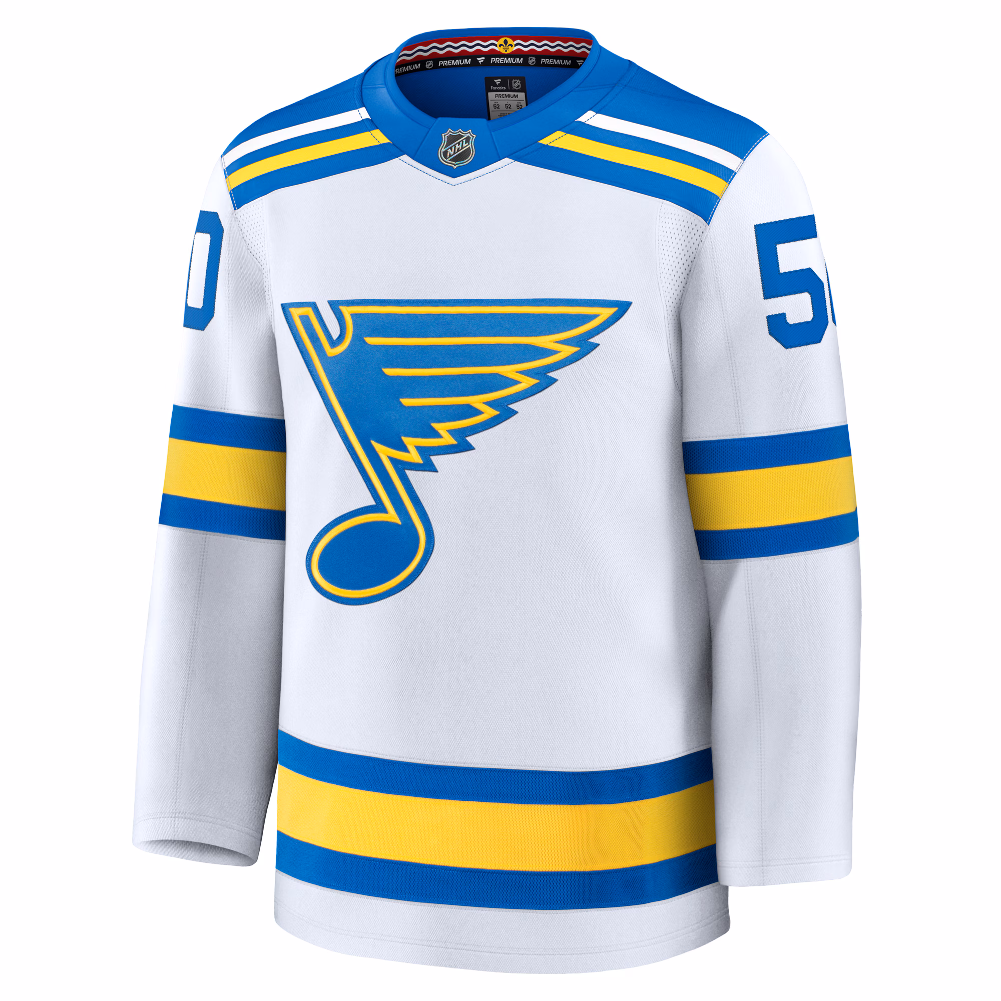 Jordan Binnington St. Louis Blues Fanatics Away Premium Player Jersey - White
