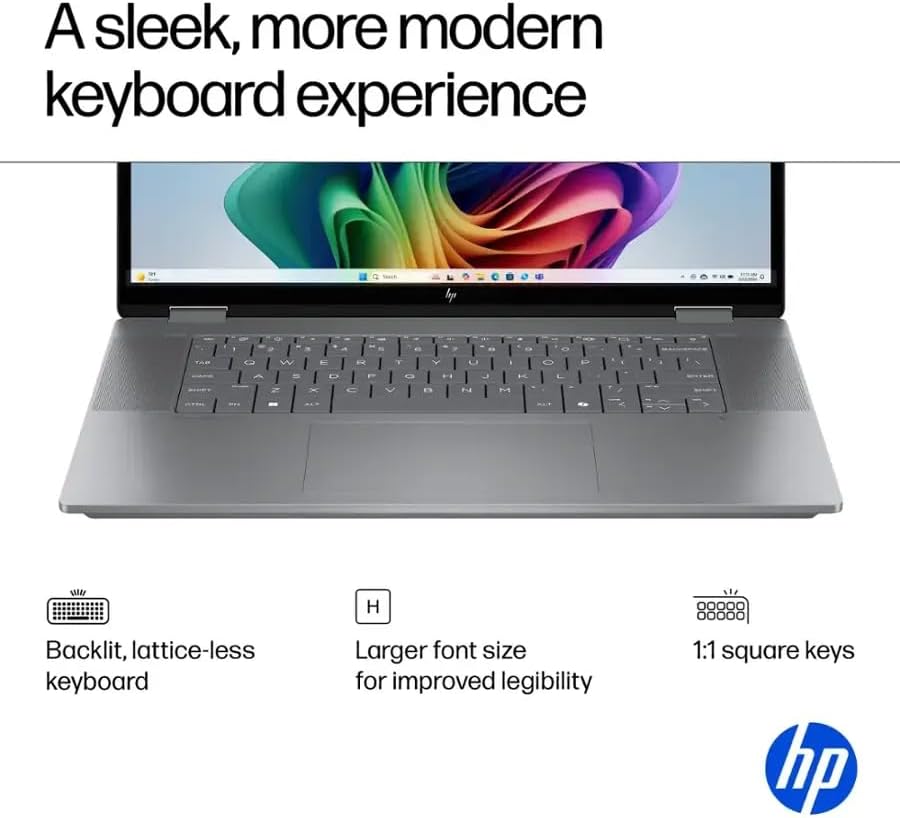 HP OmniBook X Flip Copilot+ PC Laptop Computer, 2-in-1 16