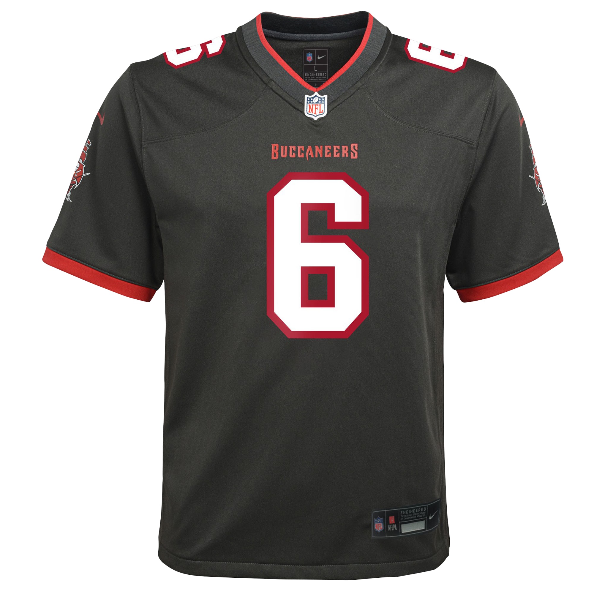 Baker Mayfield Tampa Bay Buccaneers Nike Youth Game Jersey - Pewter