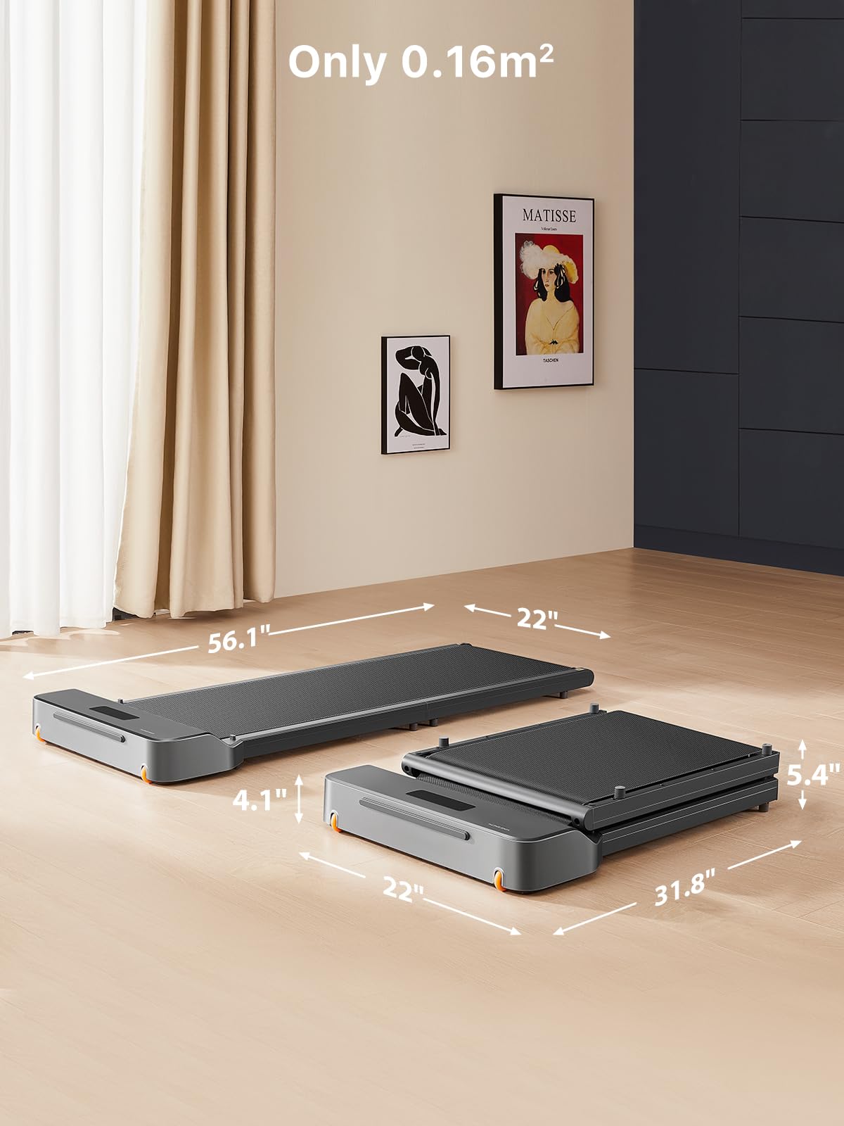 WALKINGPAD Foldable Walking Pad Under Desk Treadmill Compact