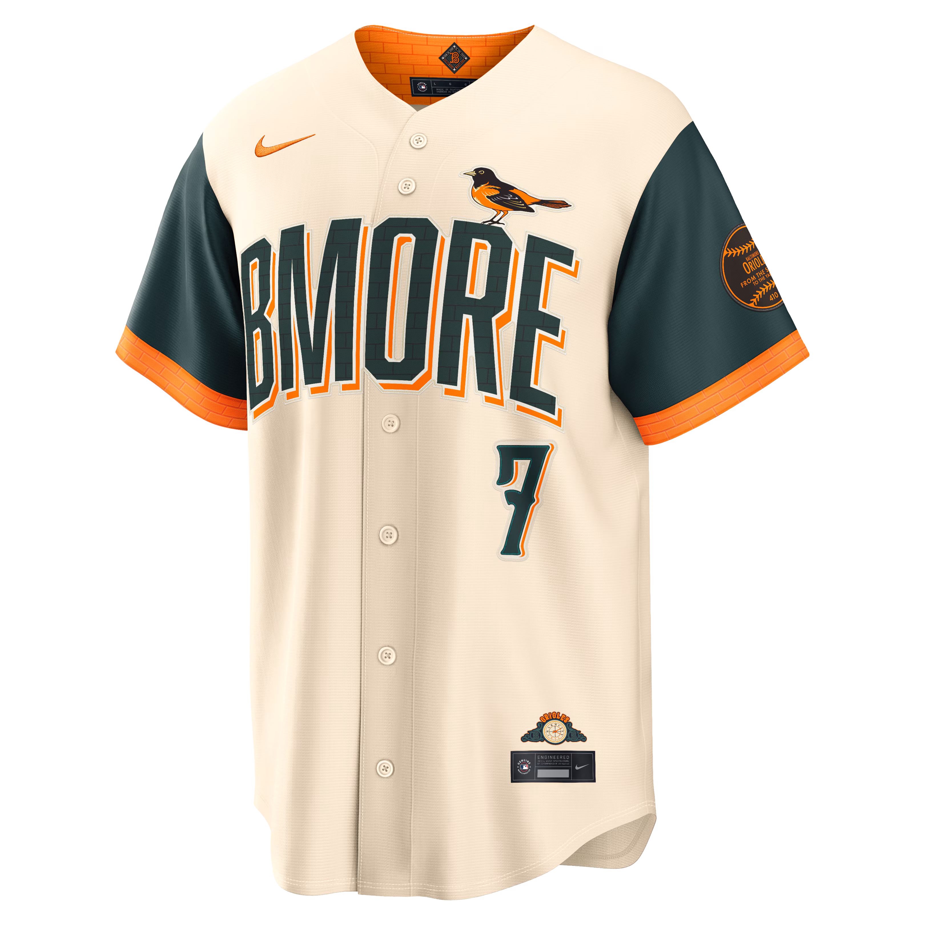 Jackson Holliday Baltimore Orioles Nike 2026 City Connect Stadium Jersey - Cream