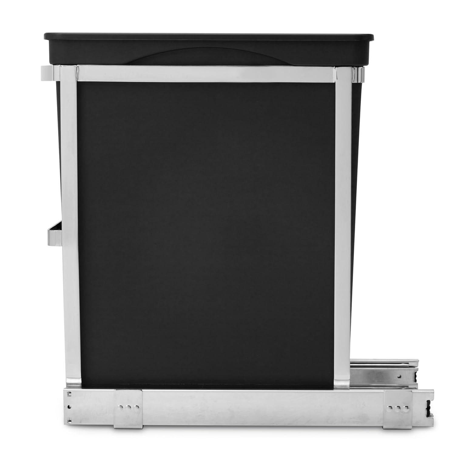 simplehuman Under Counter Pull-Out Can, 30L / 8 Gallon In-Cabinet Trash Can, Heavy-Duty Steel Frame, Commercial-Grade Ball-Bearing Tracks, Hides Trash Inside the Cabinet