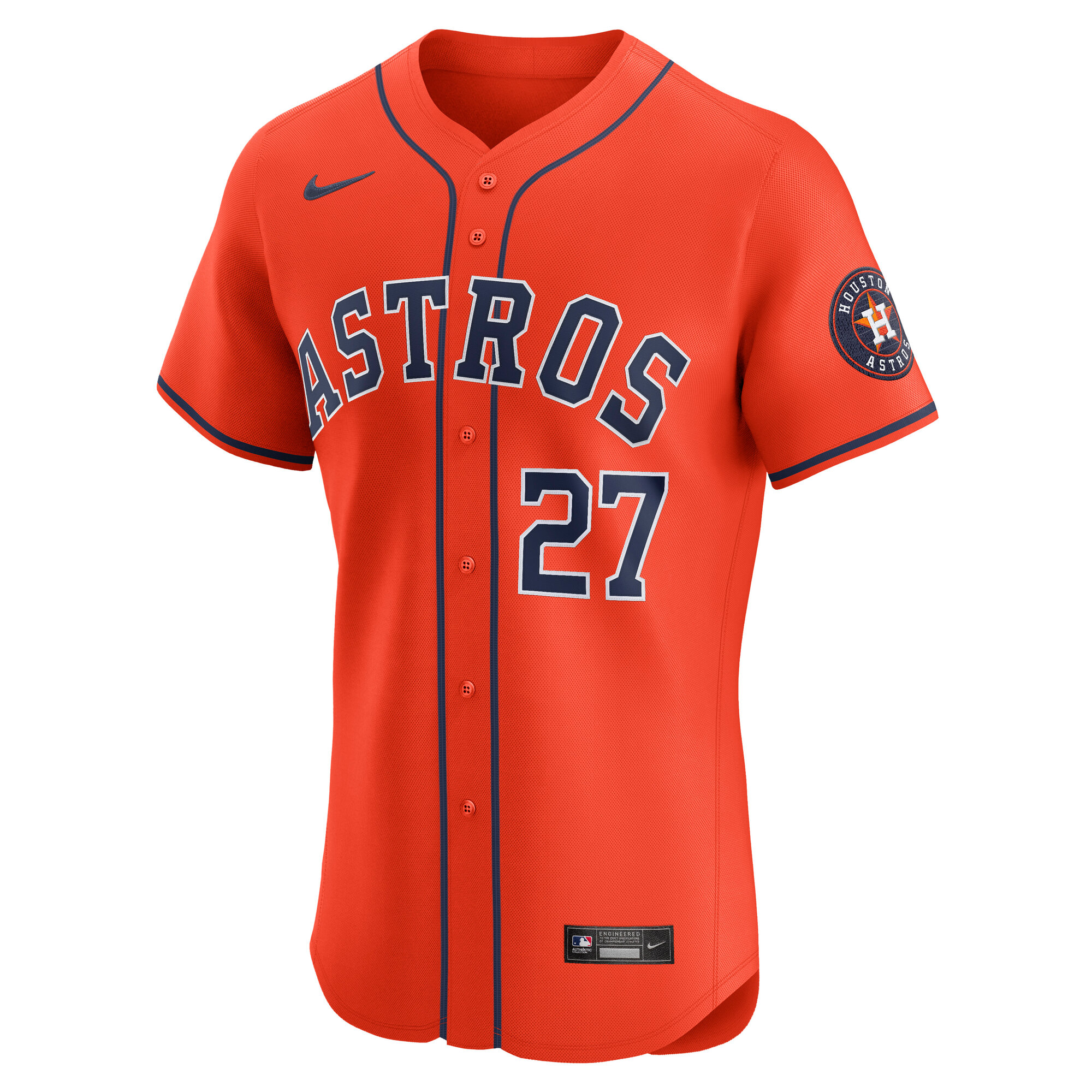Jose Altuve Houston Astros Nike Alternate Elite Player Jersey - Orange
