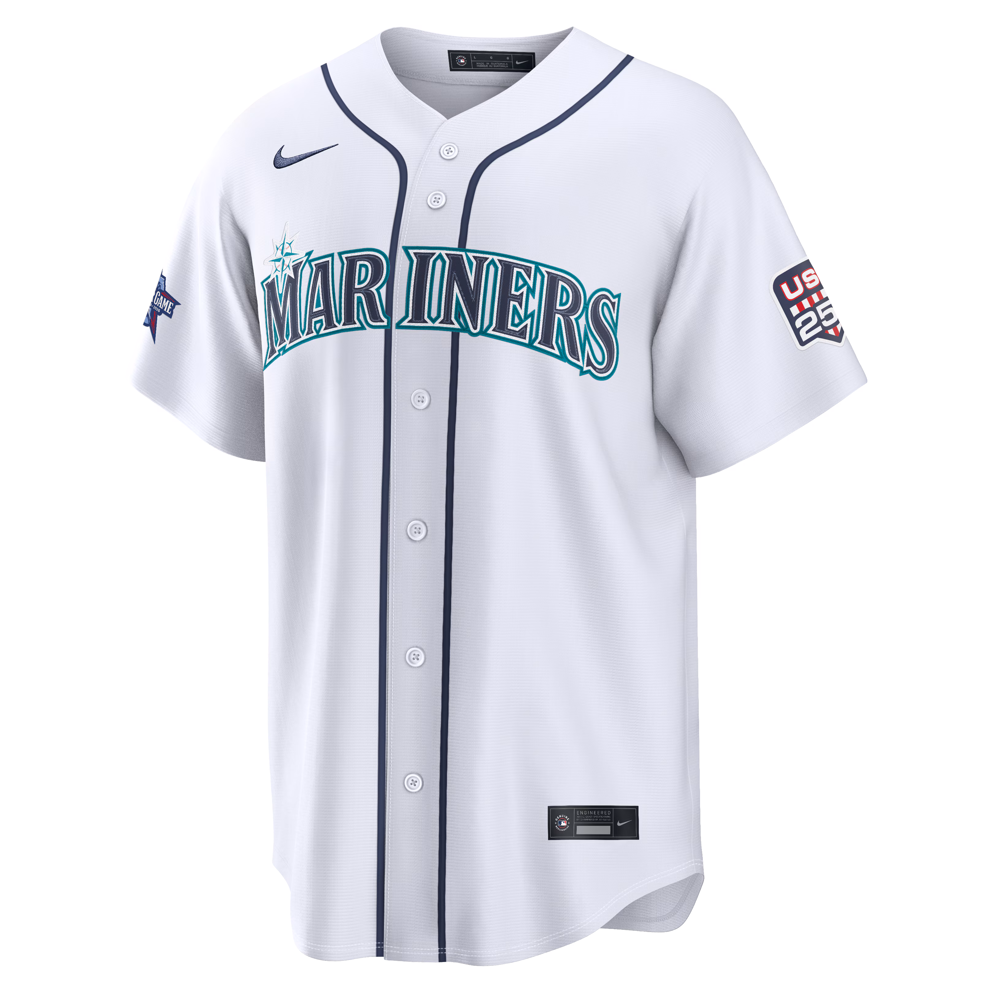 2026 All-Star Edition Stars & Stripes Seattle Mariners Randy Arozarena Nike White Stadium Jersey