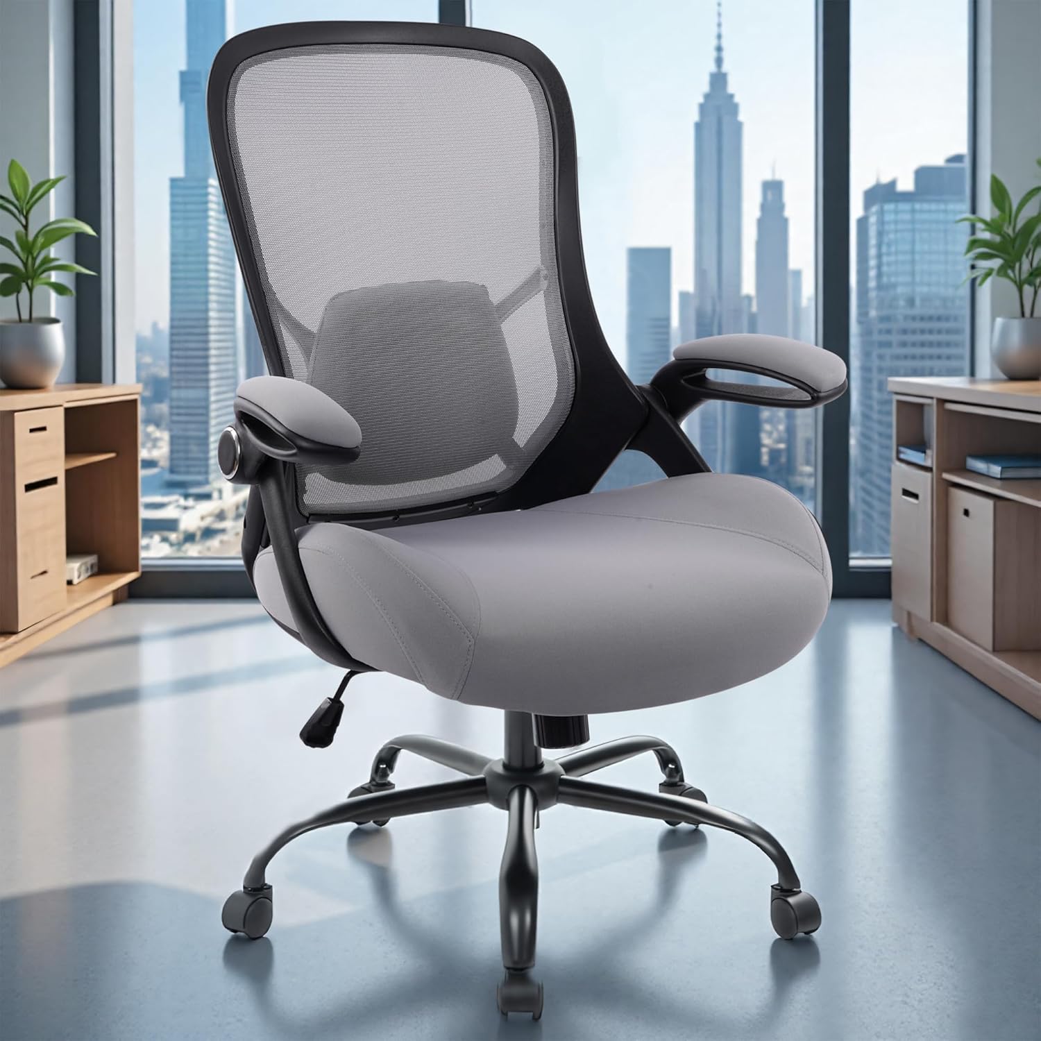HYLONE 400lbs Heavy Duty Office Chair, 5