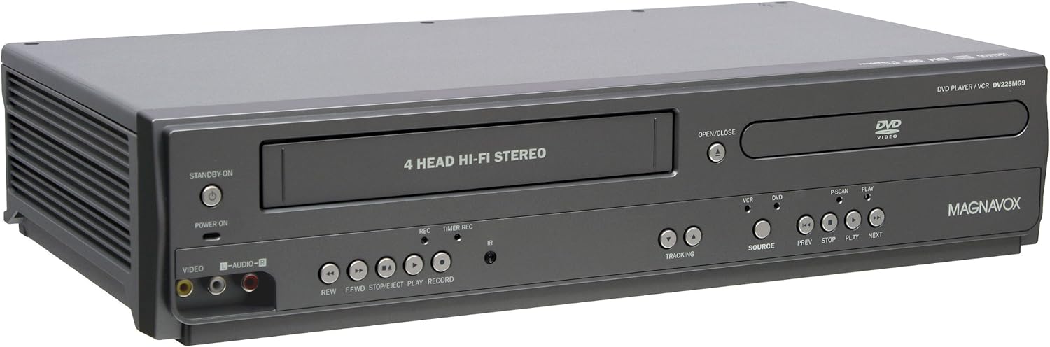 Magnavox DV225MG9 DVD Player and 4 Head Hi-Fi Stereo VCR (Renewed)
