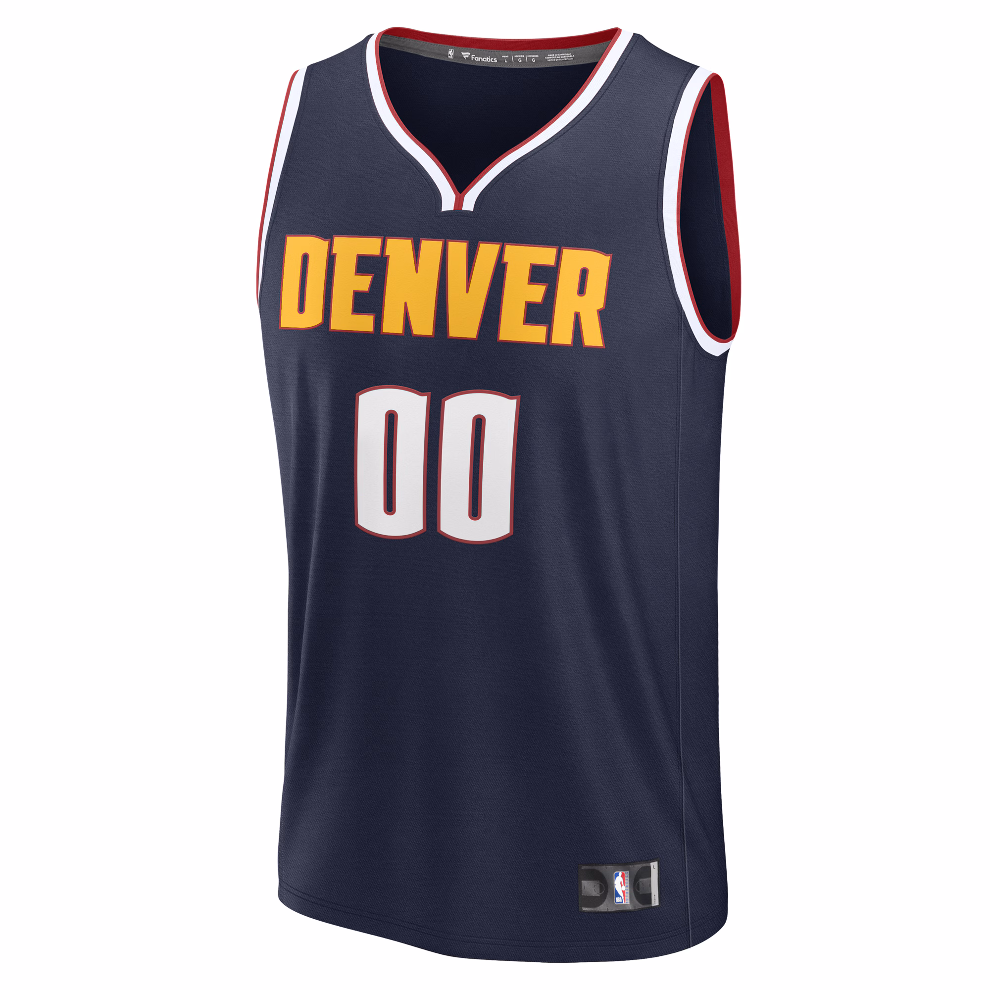 Denver Nuggets Fanatics Fast Break Custom Jersey - Icon Edition - Navy