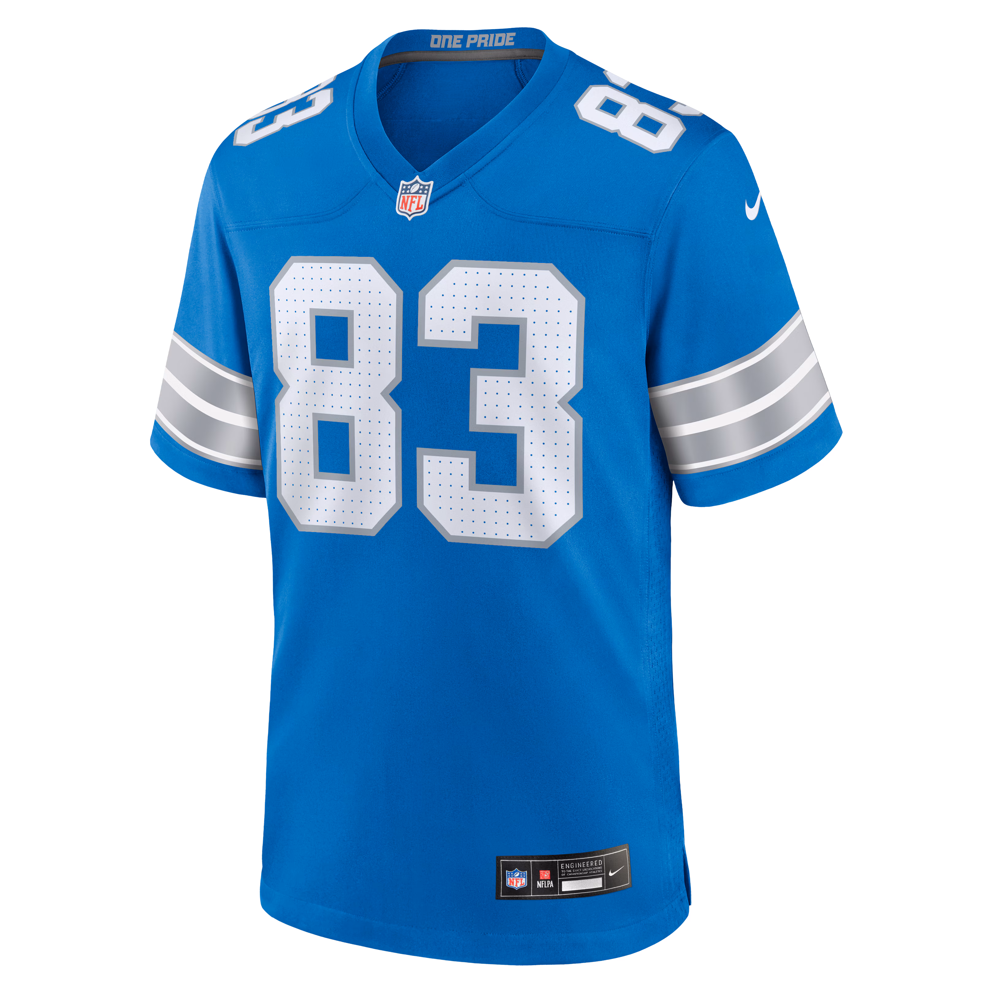 Tyler Conklin Detroit Lions Nike Team Game Jersey -  Blue
