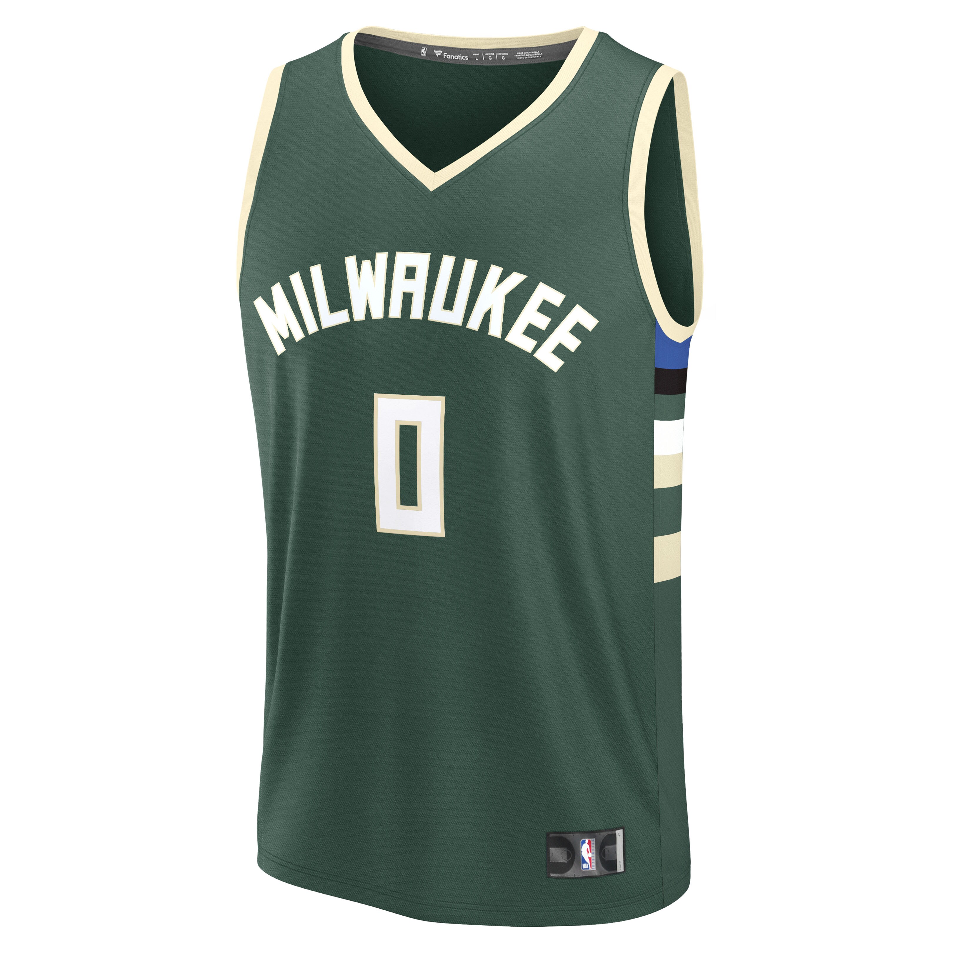 Brayden Burries Milwaukee Bucks Fanatics 2026 NBA Draft First Round Pick Fast Break Jersey - Icon Edition - Green