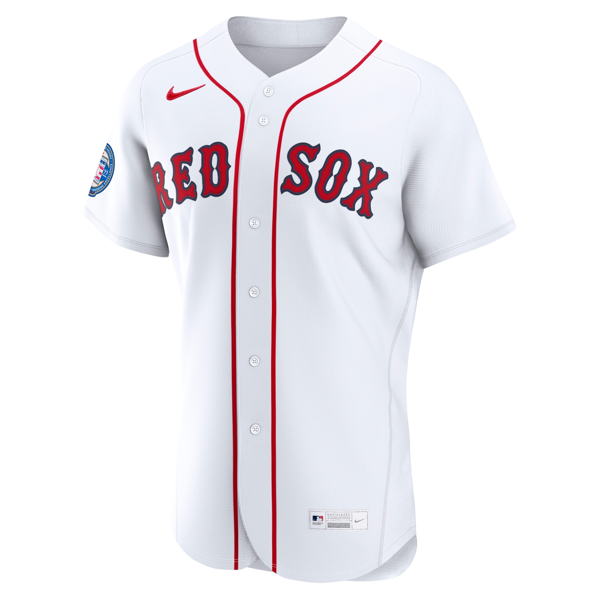 David Ortiz Boston Red Sox Nike Home Authentic Retired 2022 Hall of Fame Patch Jersey - White