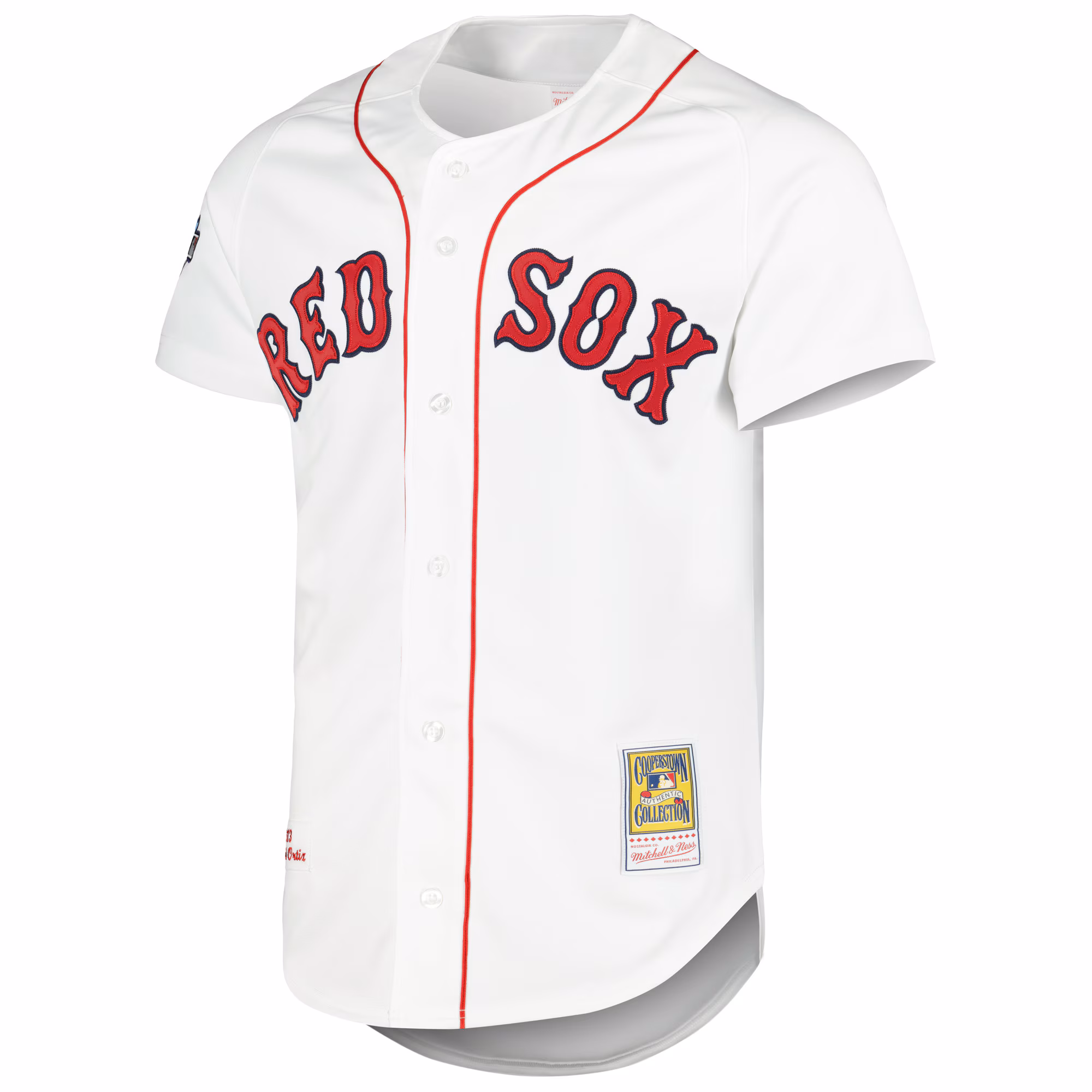 David Ortiz Boston Red Sox Mitchell & Ness Cooperstown Collection Authentic Jersey - White