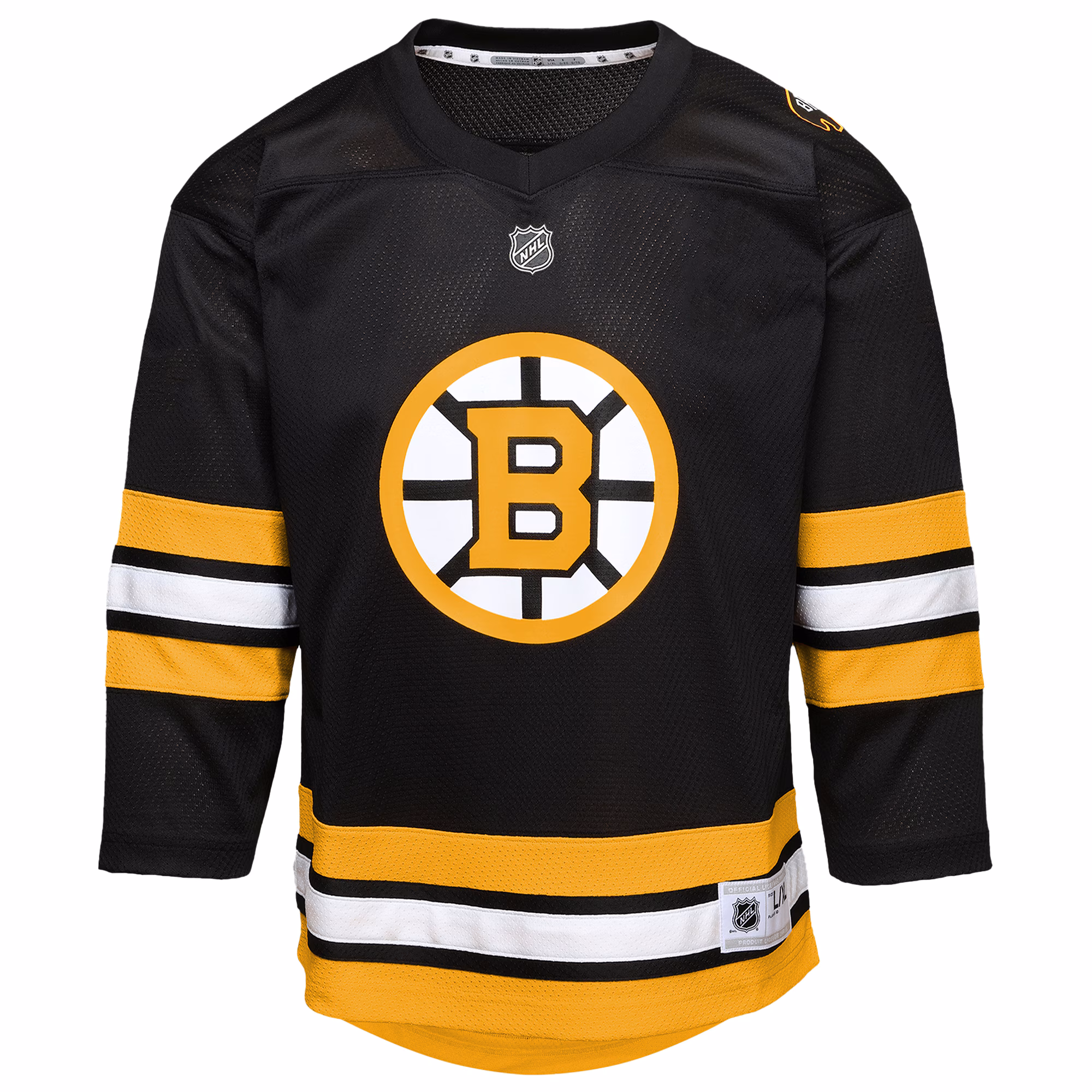 Boston Bruins Youth Home Custom Replica Jersey - Black