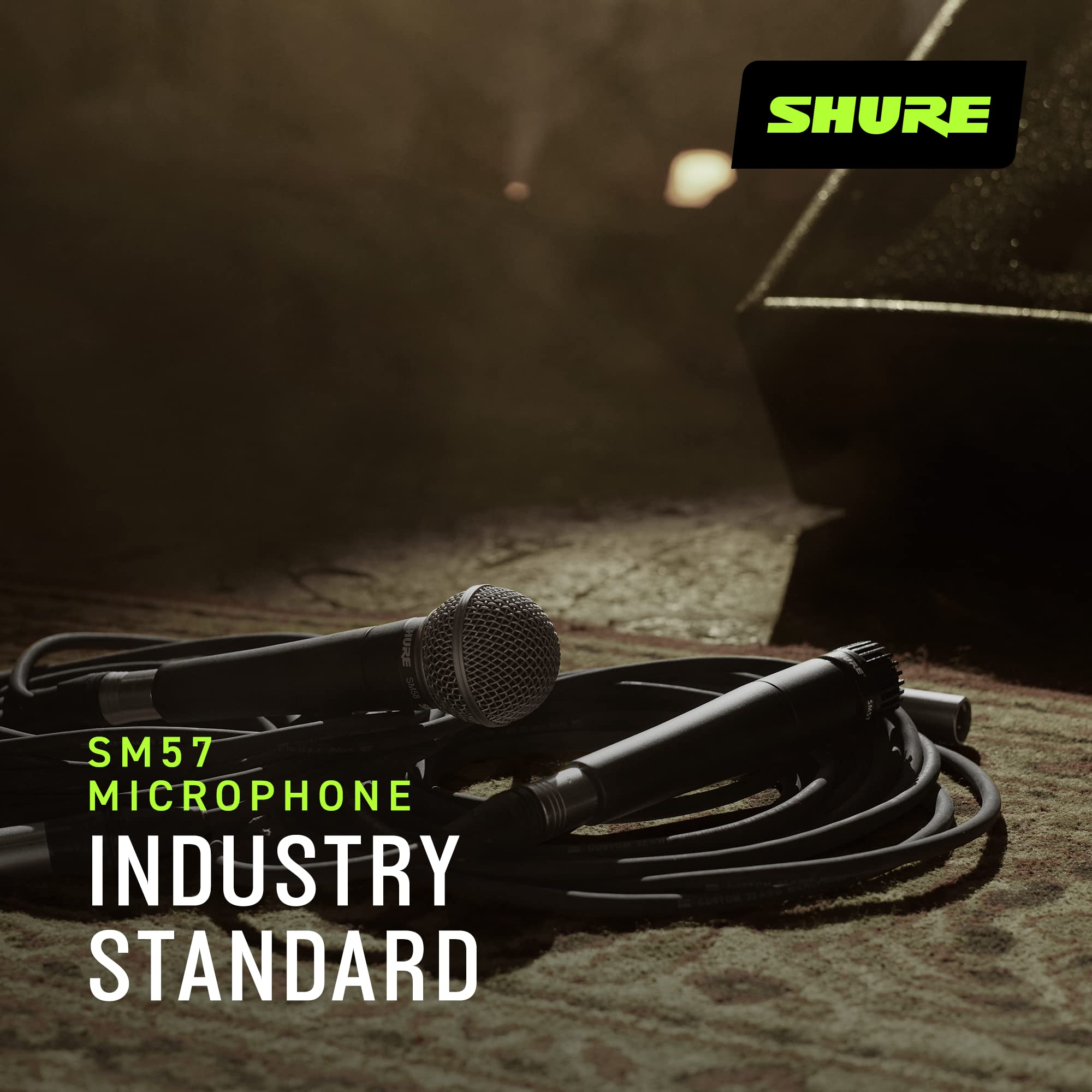 SHURE SM57 Dynamic Microphone - Wired Cardioid XLR Mic