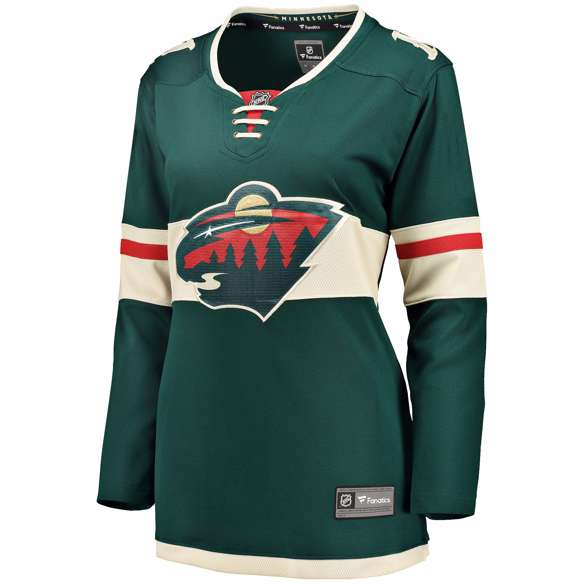 Minnesota Wild Fanatics Women's Home Breakaway Jersey - Green