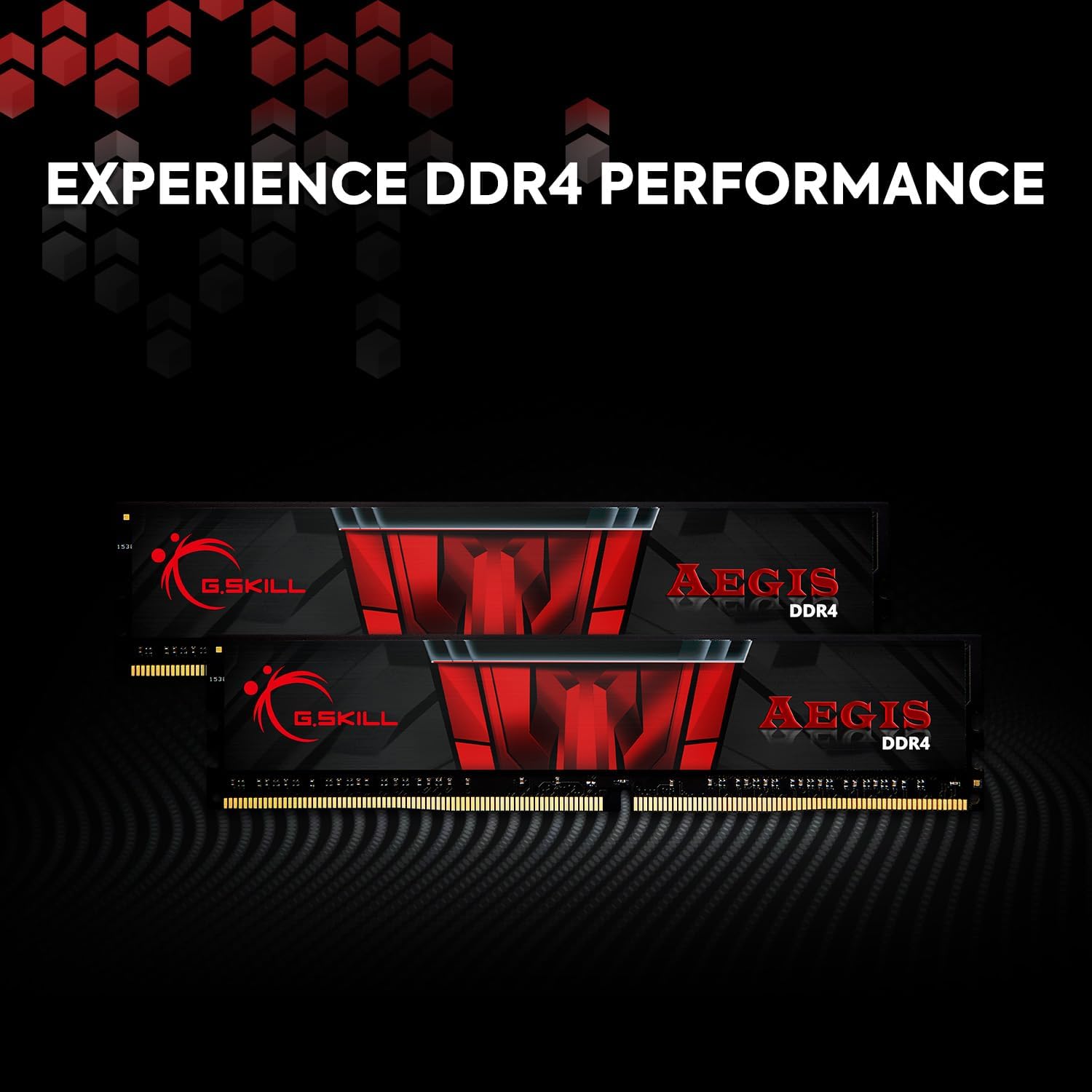 G.SKILL AEGIS Series DDR4 RAM (XMP) 16GB (2x8GB) 3200MT/s CL16-18-18-38 1.35V Intel AMD Desktop Computer Memory U-DIMM (F4-3200C16D-16GIS)