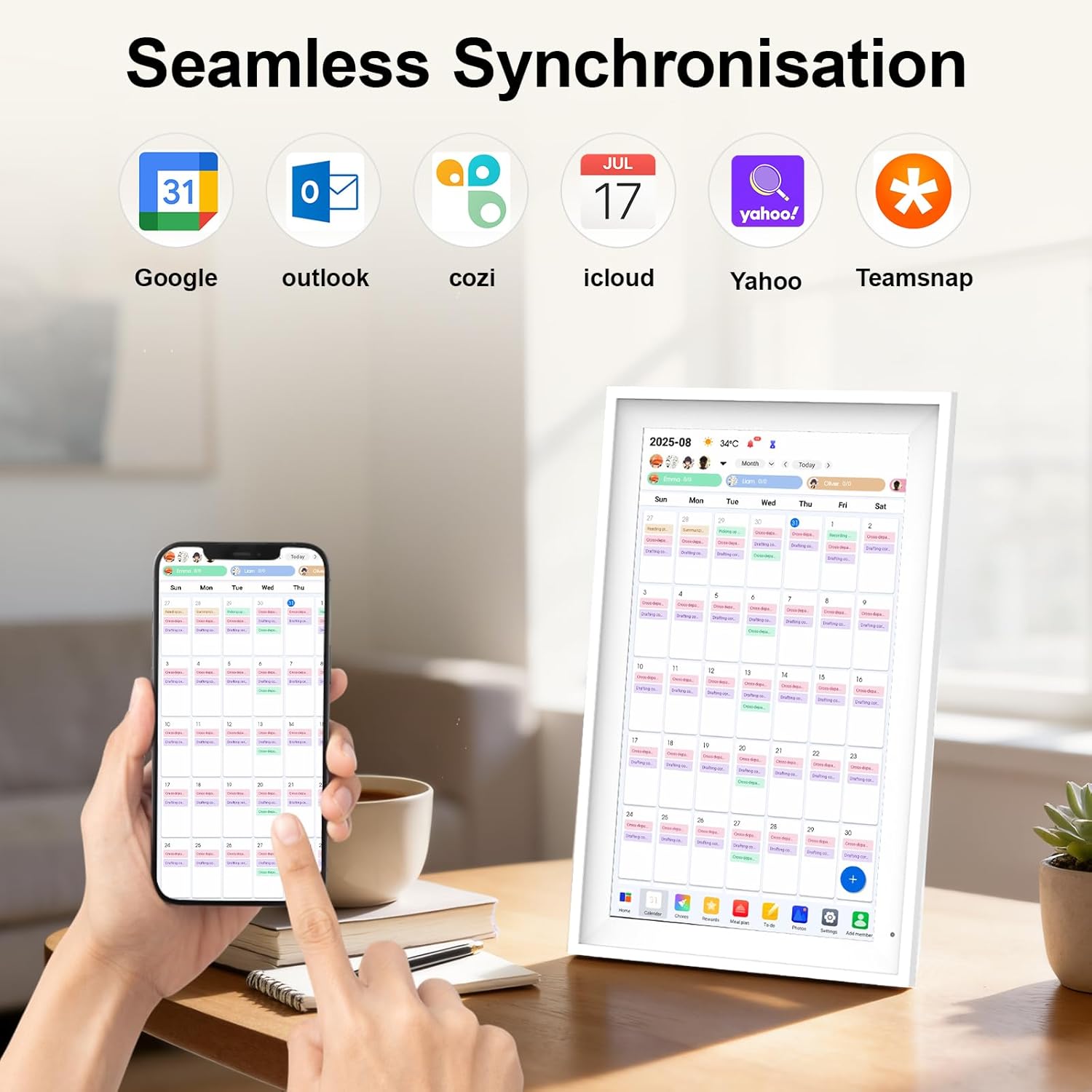 Digital Calendar 15.6
