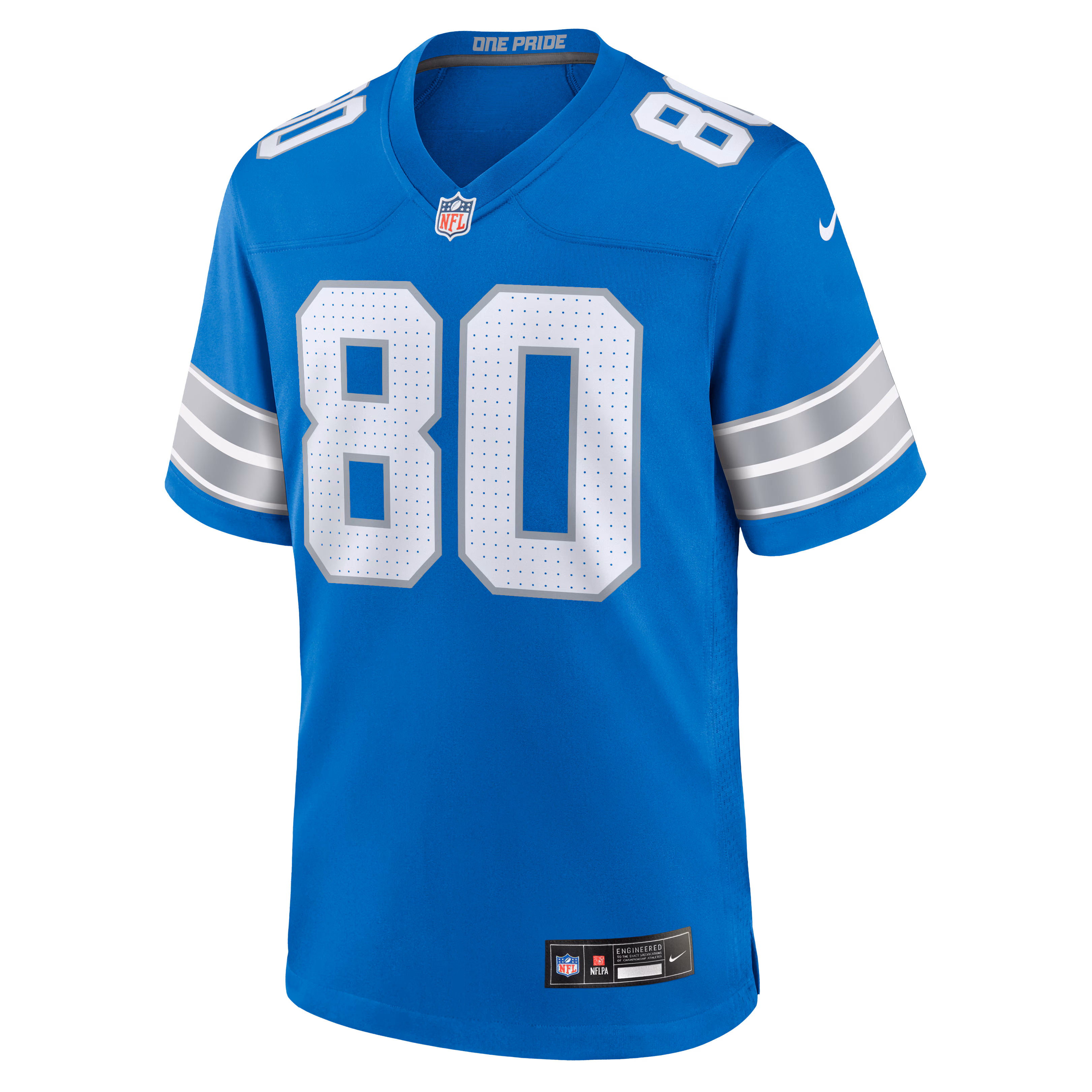 Malik Cunningham Detroit Lions Nike Team Game Jersey -  Blue