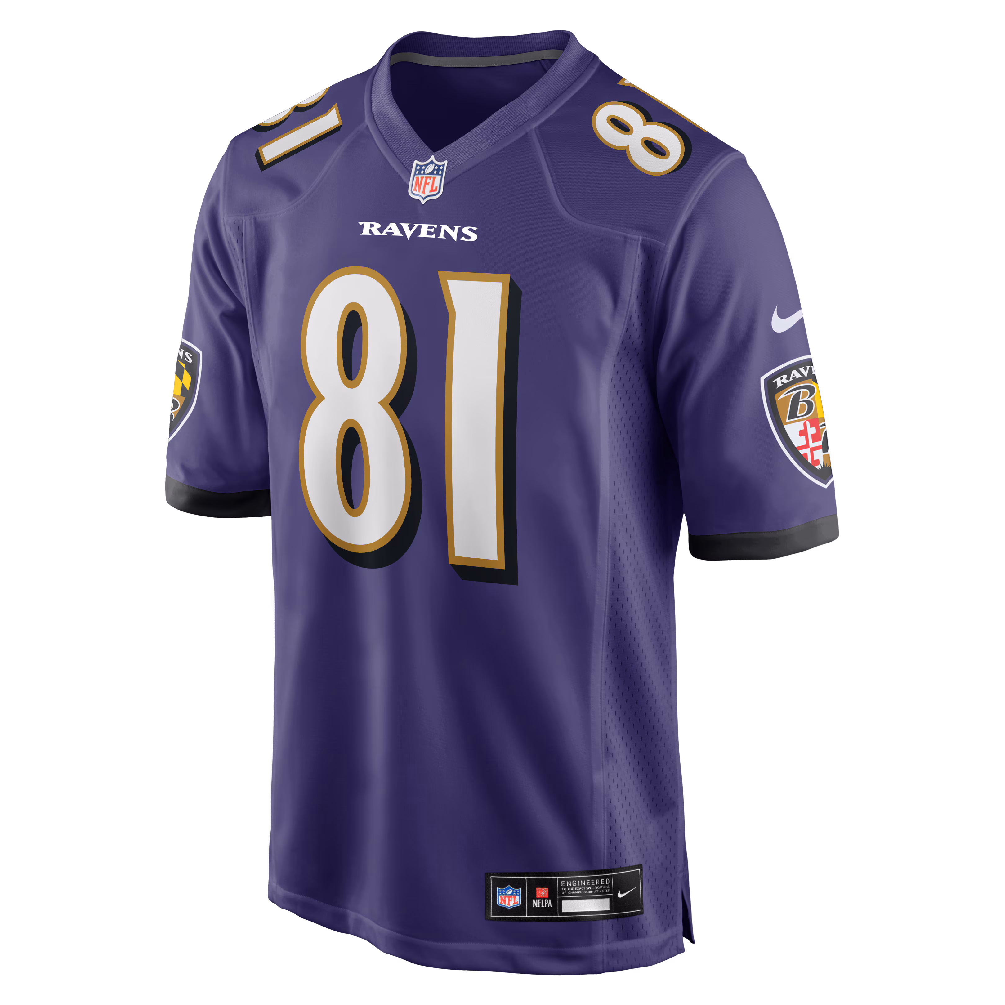 Devontez Walker Baltimore Ravens Nike Team Game Jersey -  Purple