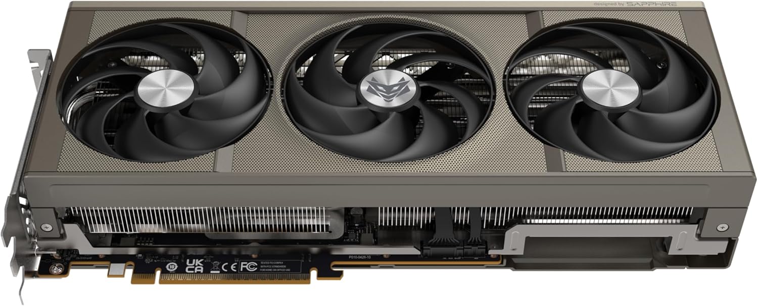 Sapphire 11348-01-20G Nitro+ AMD Radeon™ RX 9070 XT Gaming OC Graphics Card with 16GB GDDR6, AMD RDNA 4