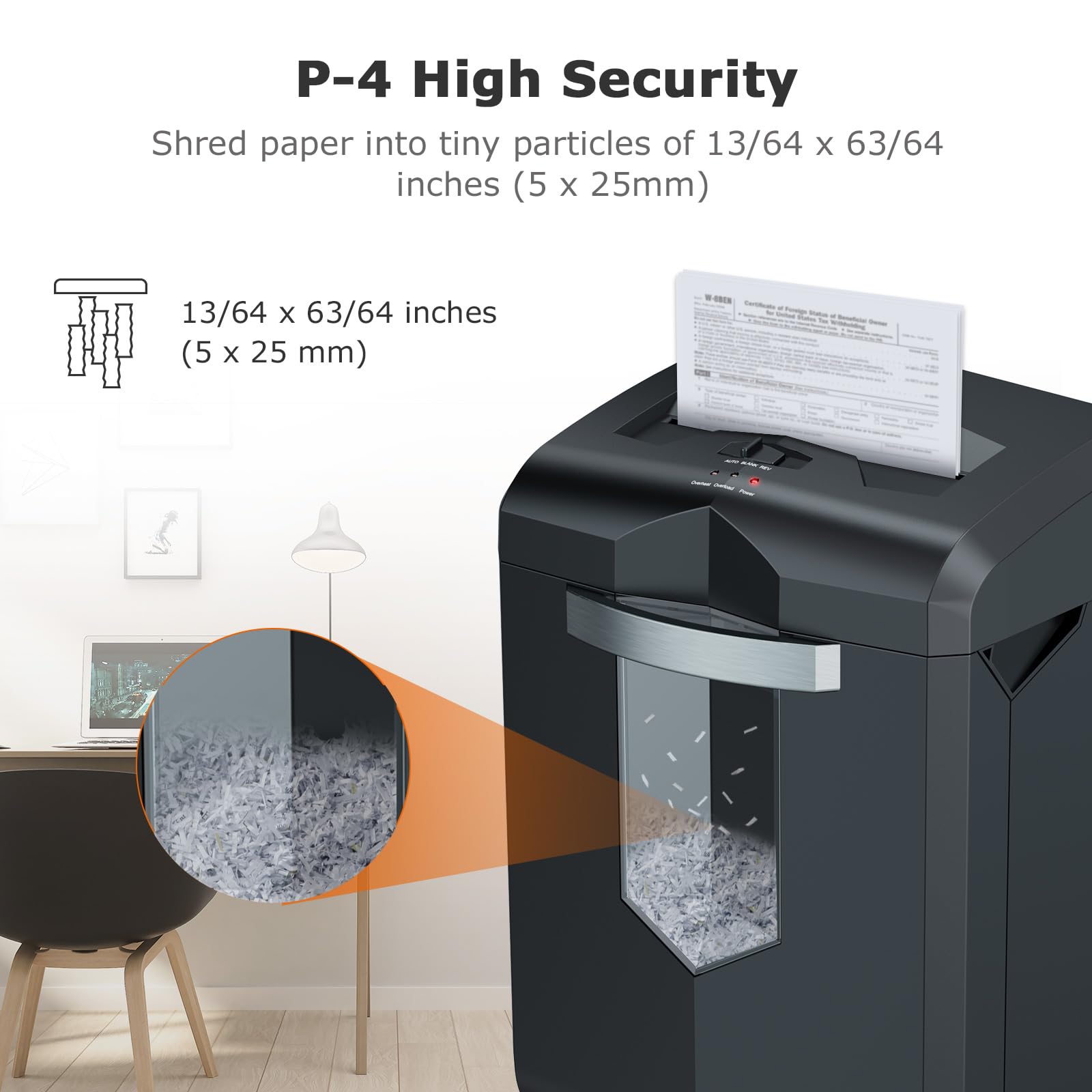 BONSAII C149-C Paper Shredder, 18-Sheet Heavy Duty Cross-Cut