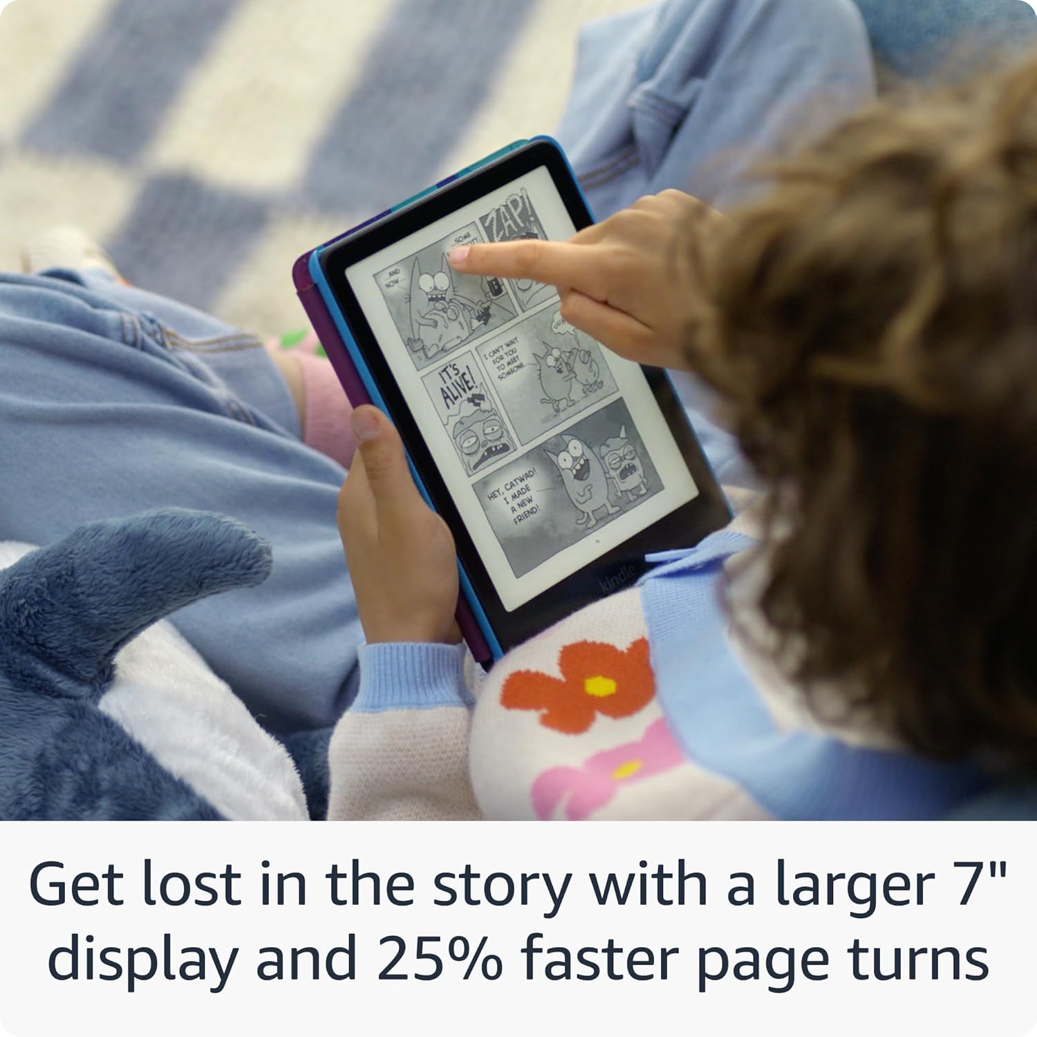Amazon Kindle Paperwhite Kids 16GB (newest model) – larger 7